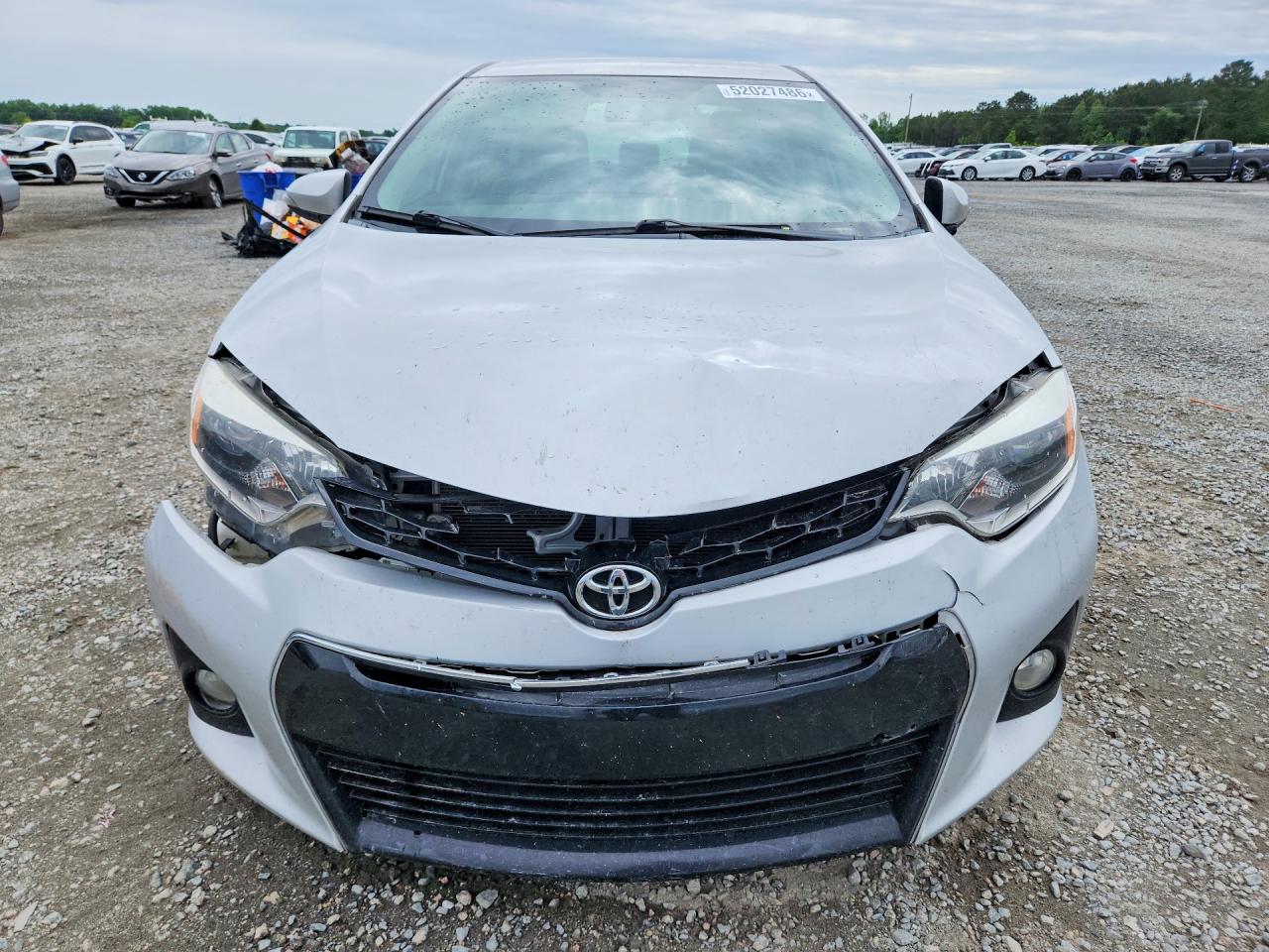 2014 Toyota Corolla S Plus Silver vin: 2T1BURHE6EC032420