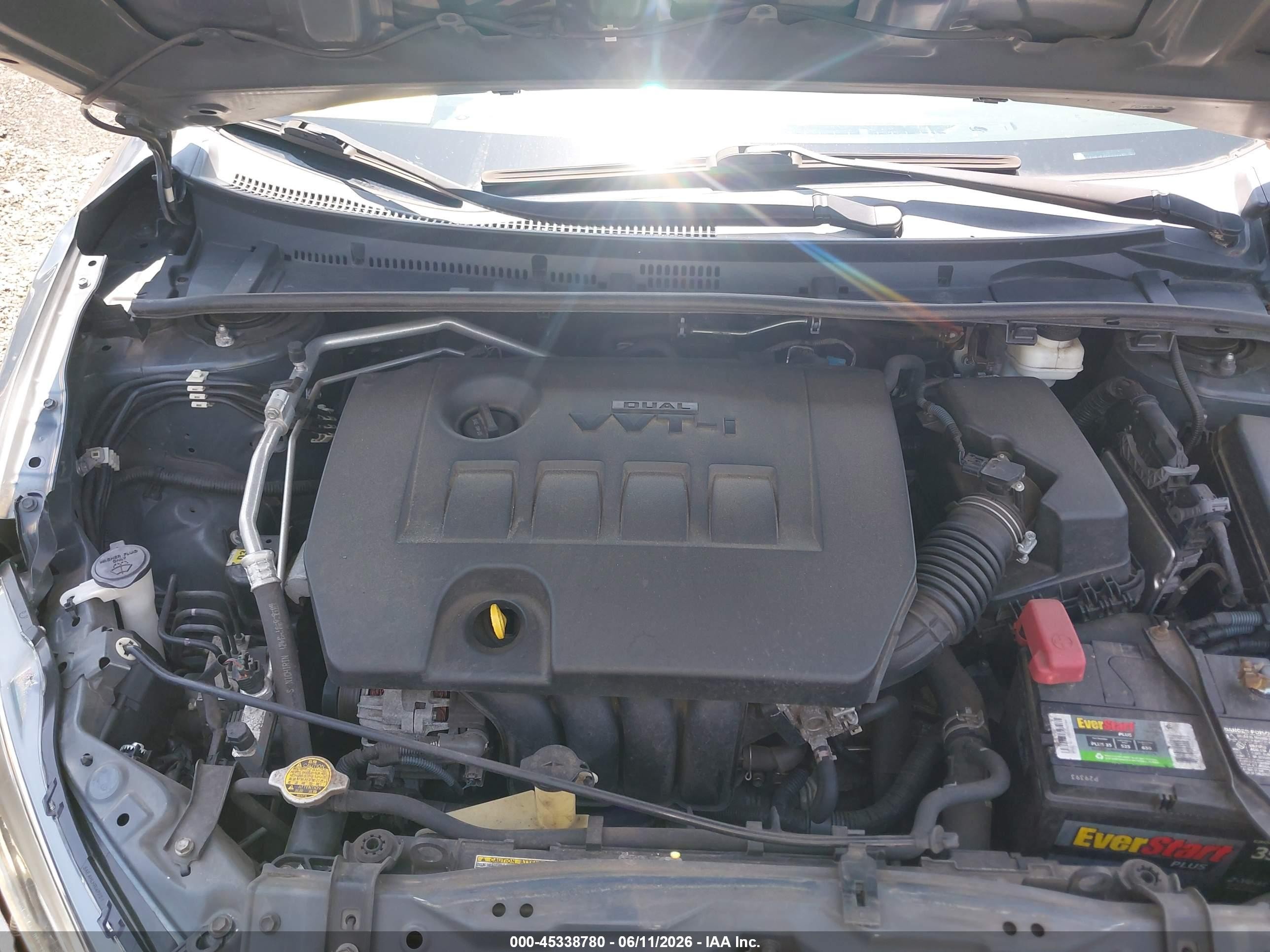 2014 Toyota Corolla S Plus Blue vin: 2T1BURHE6EC038752