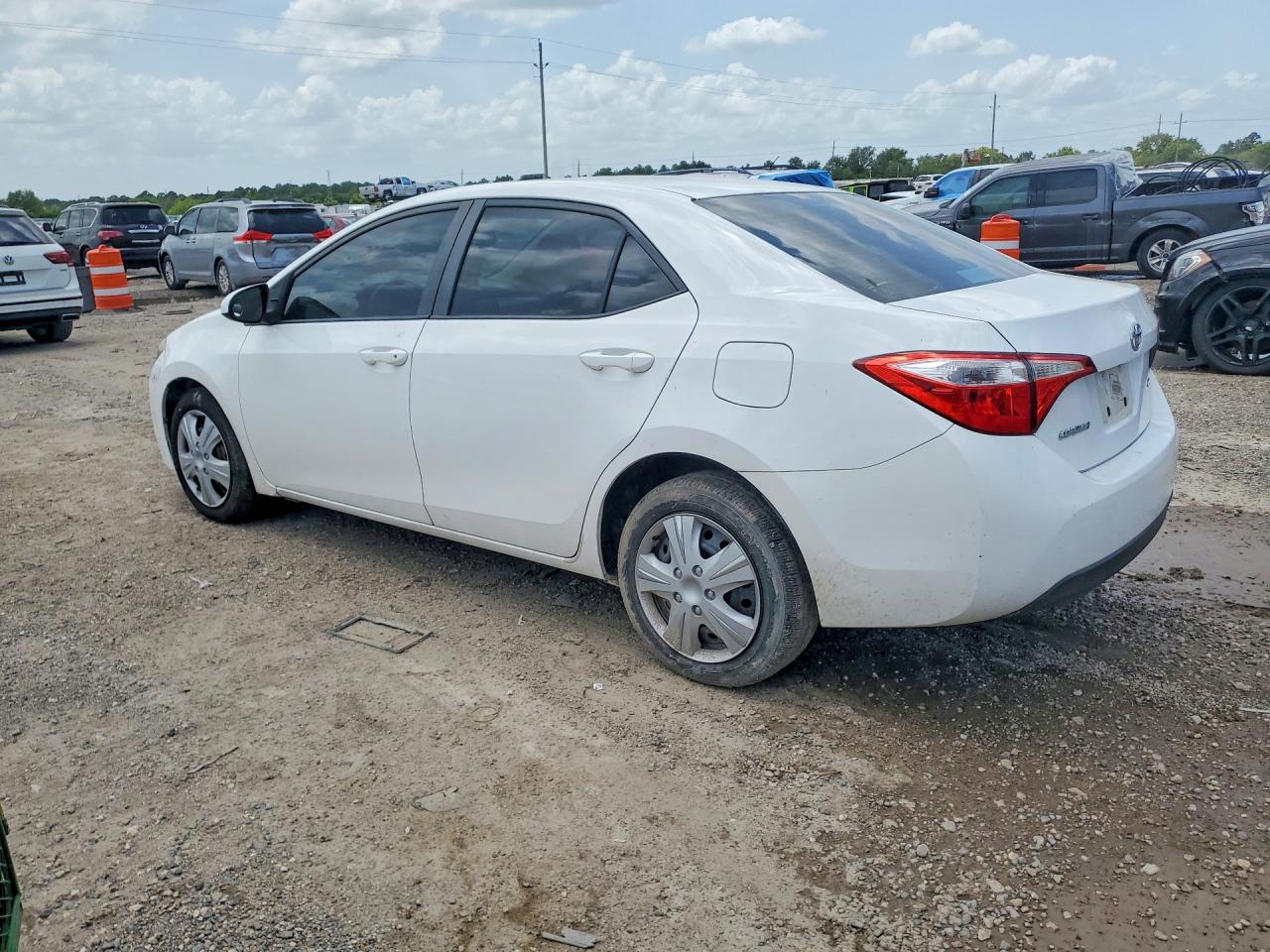 2014 Toyota Corolla Le White vin: 2T1BURHE6EC045832