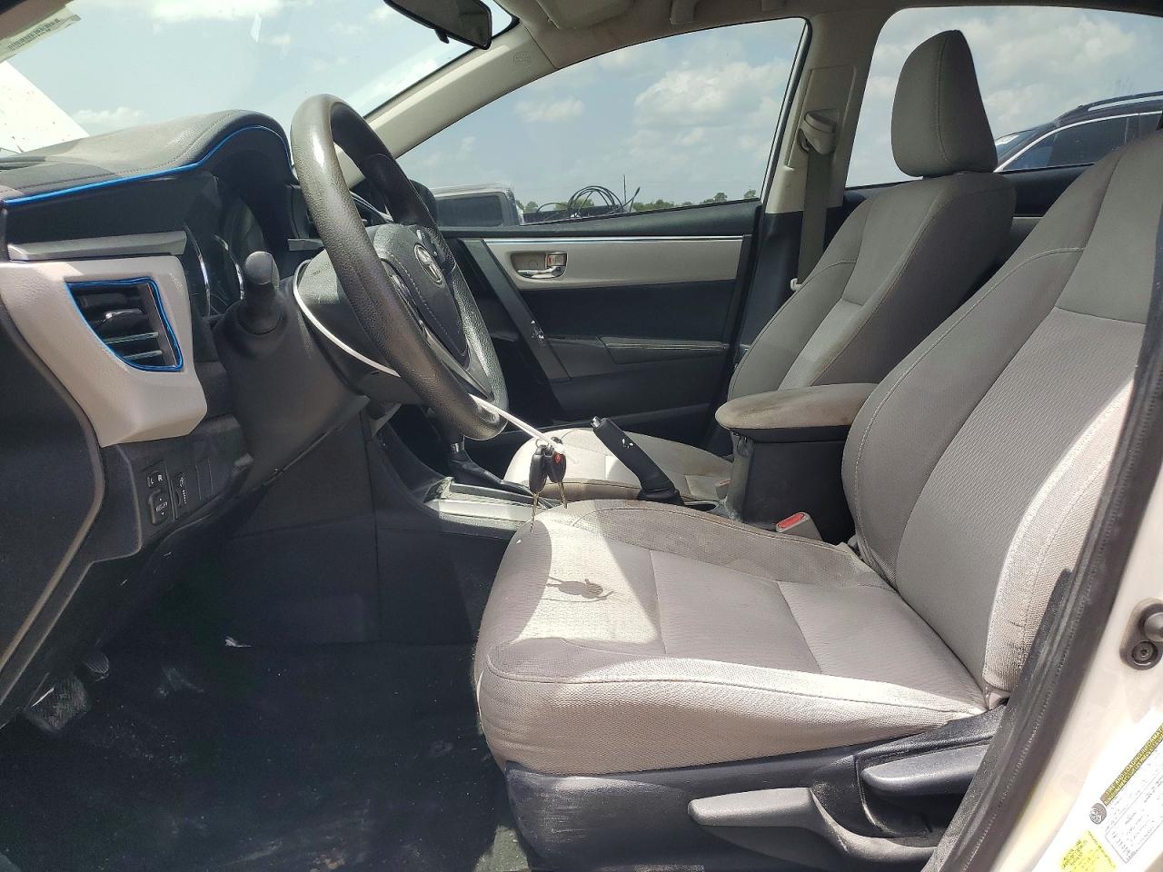2014 Toyota Corolla Le White vin: 2T1BURHE6EC045832
