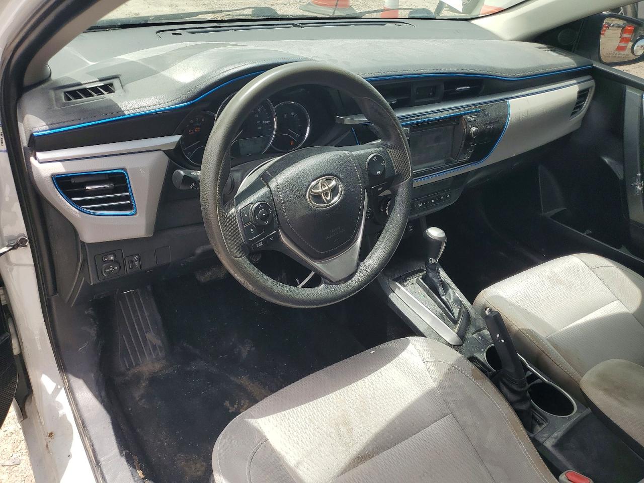 2014 Toyota Corolla Le White vin: 2T1BURHE6EC045832