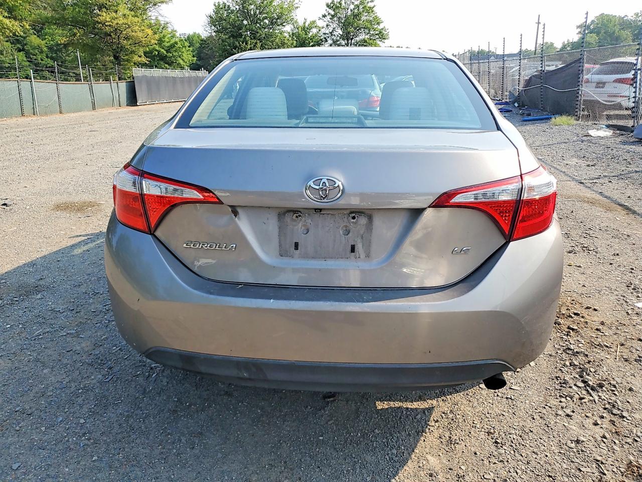 2014 Toyota Corolla Le Gray vin: 2T1BURHE6EC054546