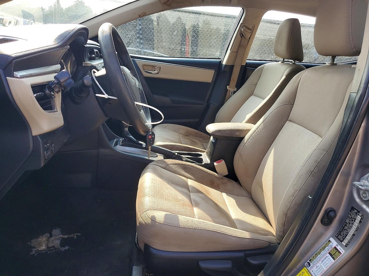 2014 Toyota Corolla Le Gray vin: 2T1BURHE6EC054546