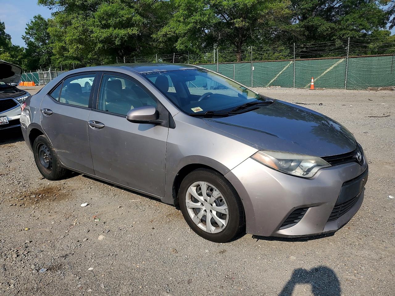 2014 Toyota Corolla Le Gray vin: 2T1BURHE6EC054546