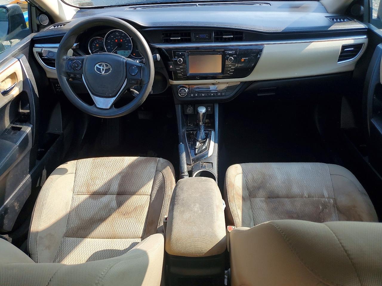 2014 Toyota Corolla Le Gray vin: 2T1BURHE6EC054546