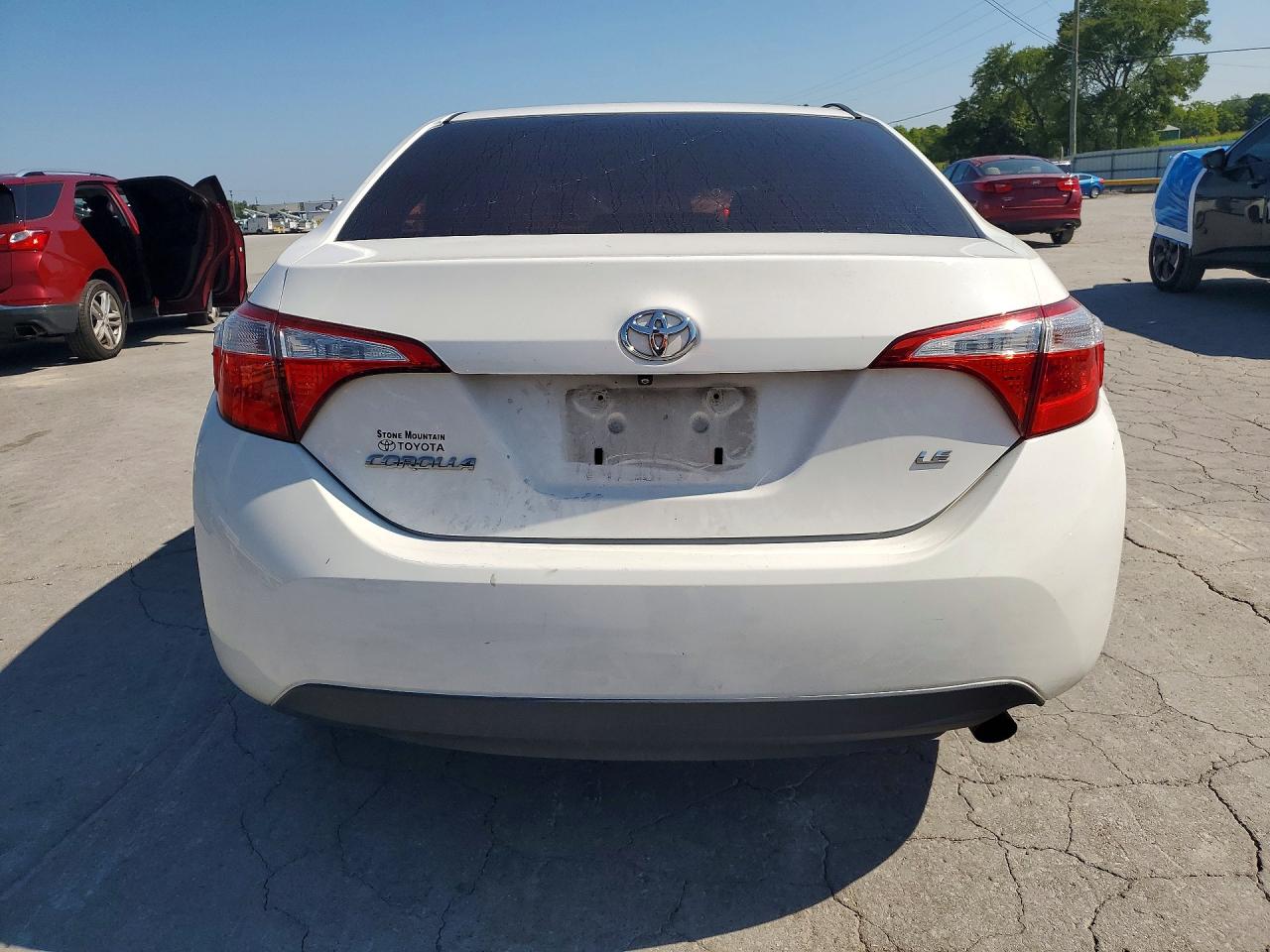 2014 Toyota Corolla Le White vin: 2T1BURHE6EC054739