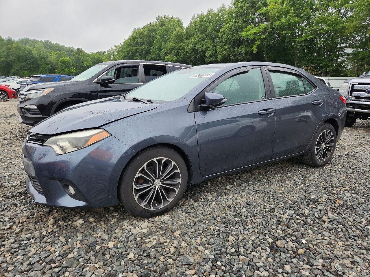 2014 Toyota Corolla S Plus Gray vin: 2T1BURHE6EC054871
