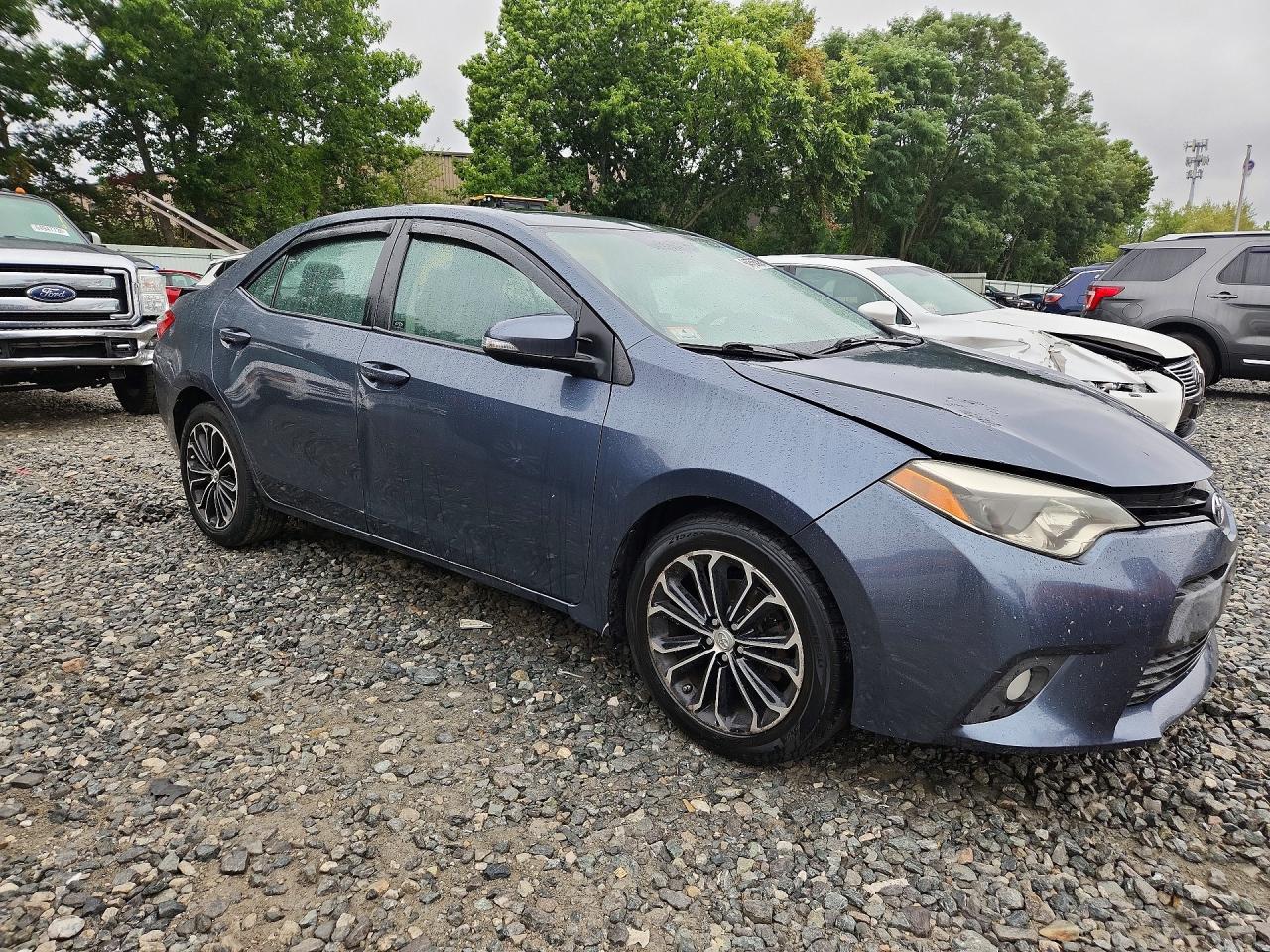 2014 Toyota Corolla S Plus Gray vin: 2T1BURHE6EC054871