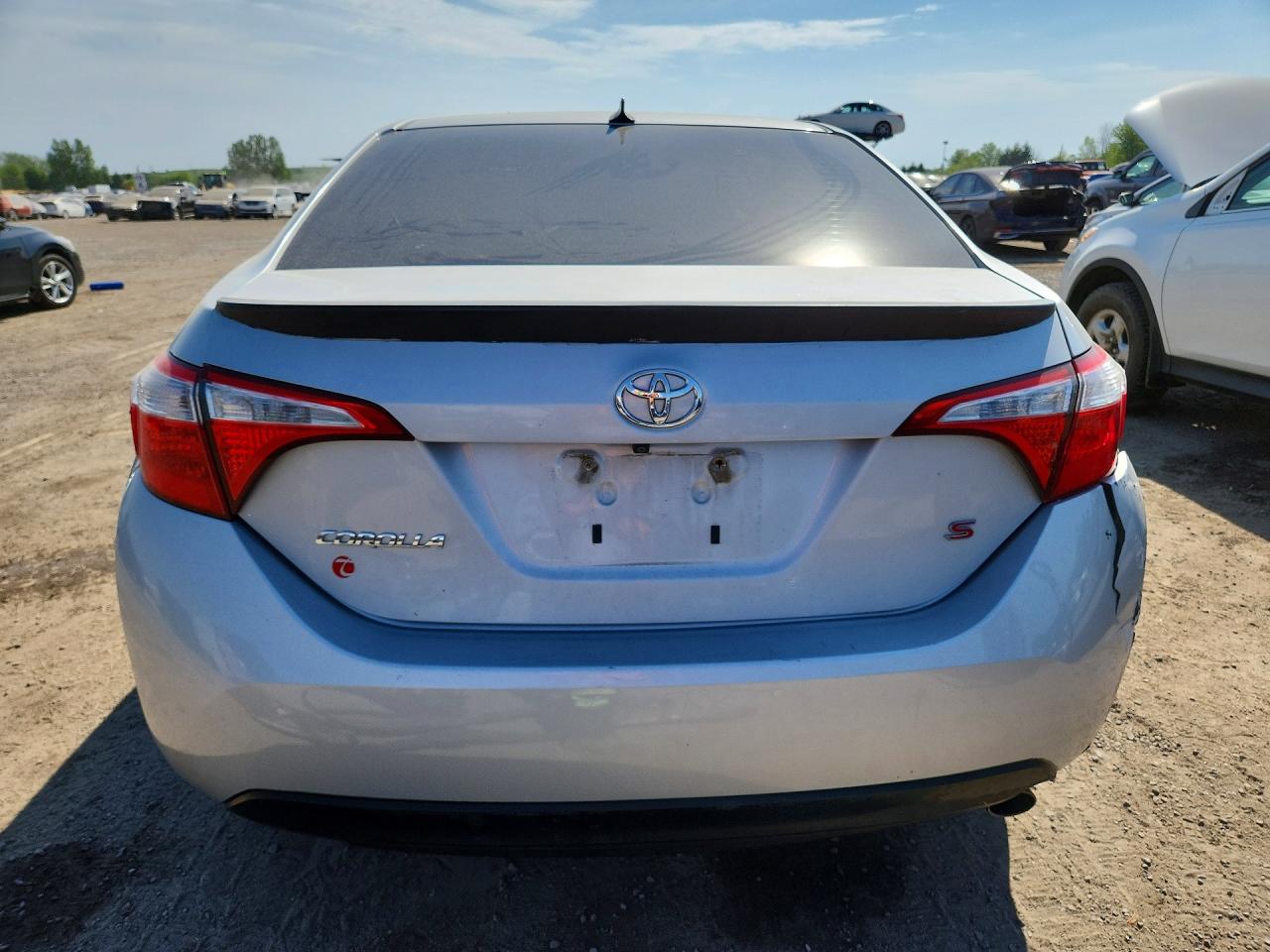 2014 Toyota Corolla L Silver vin: 2T1BURHE6EC057690