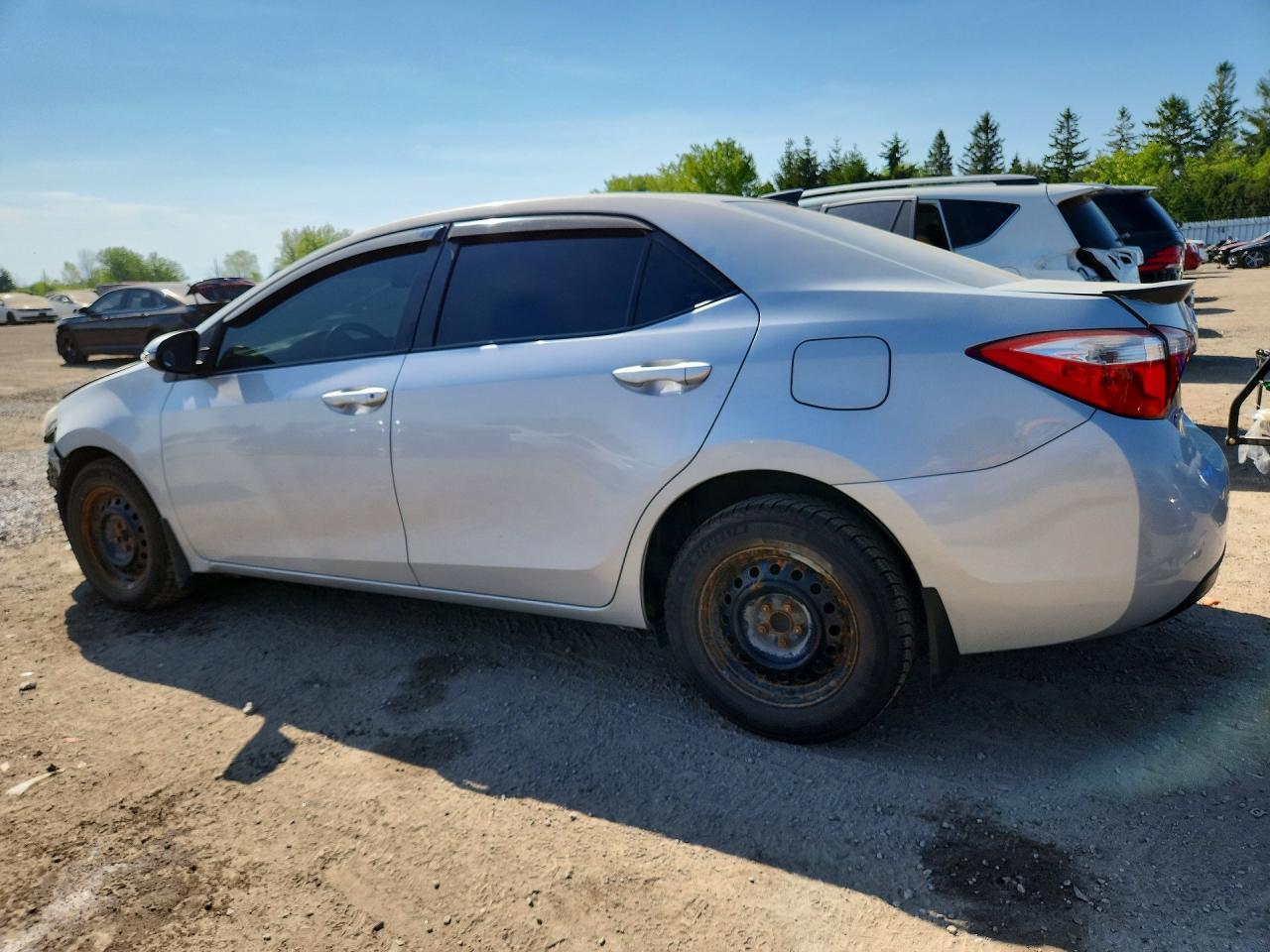 2014 Toyota Corolla L Silver vin: 2T1BURHE6EC057690