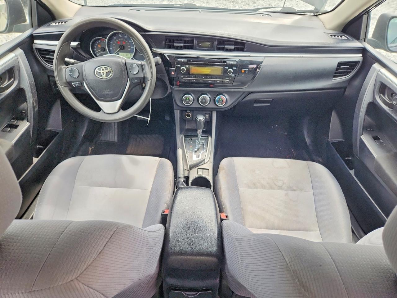 2014 Toyota Corolla L Black vin: 2T1BURHE6EC059634