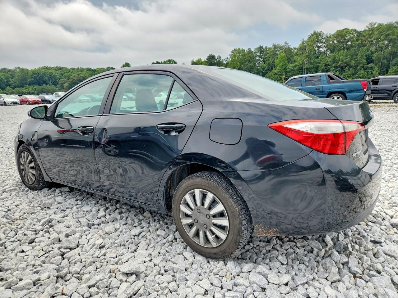 2014 Toyota Corolla L Black vin: 2T1BURHE6EC059634