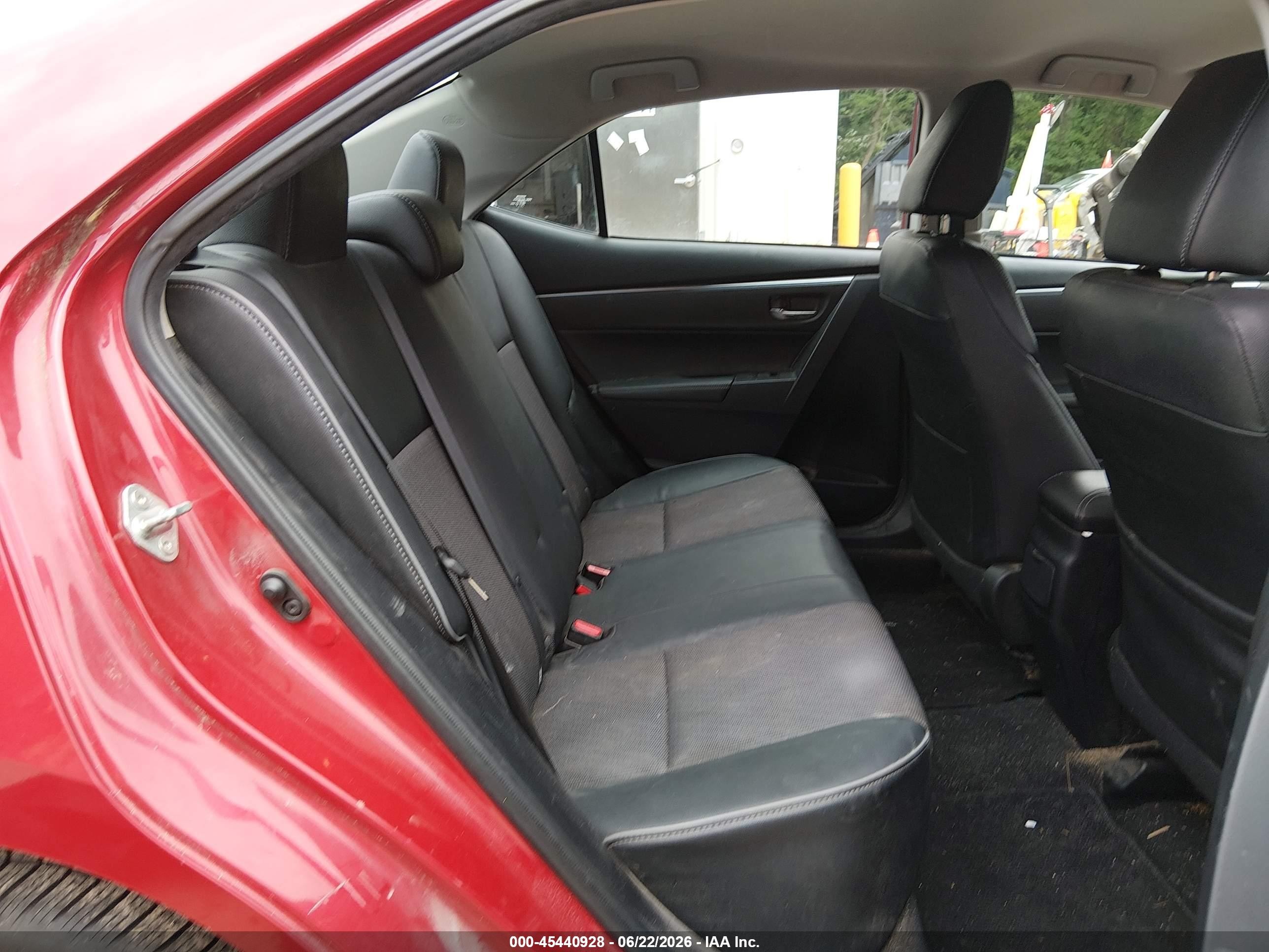 2014 Toyota Corolla S Plus Red vin: 2T1BURHE6EC060847