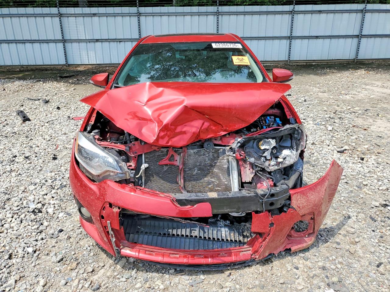 2014 Toyota Corolla S Plus Red vin: 2T1BURHE6EC063182