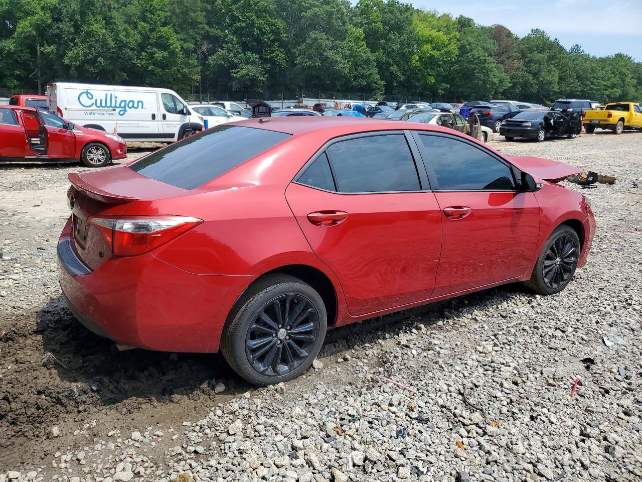 2014 Toyota Corolla S Plus Red vin: 2T1BURHE6EC063182