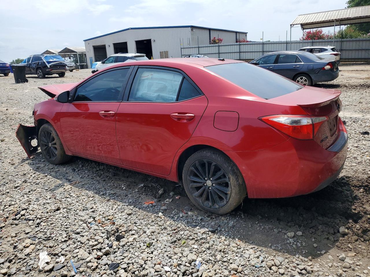 2014 Toyota Corolla S Plus Red vin: 2T1BURHE6EC063182