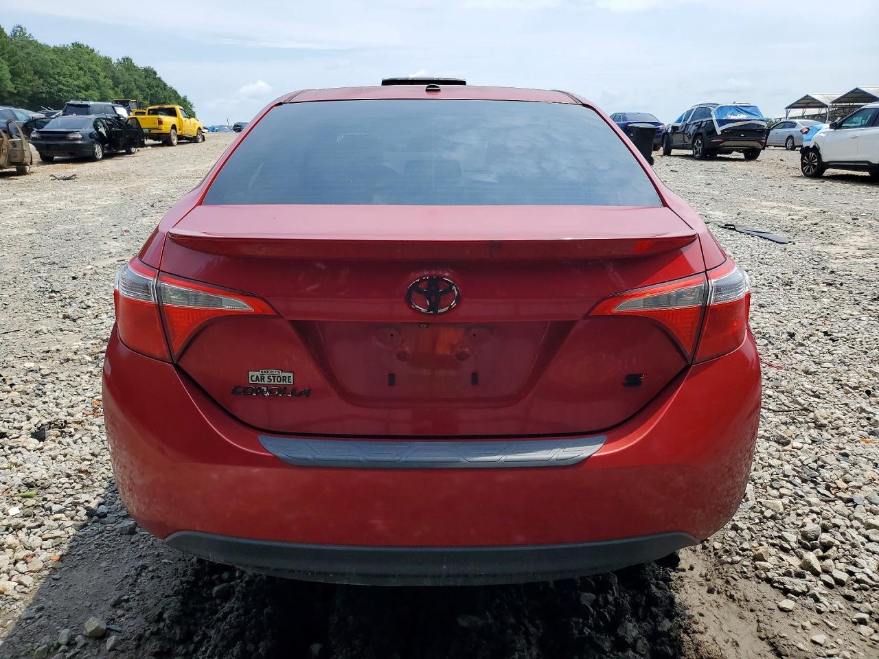 2014 Toyota Corolla S Plus Red vin: 2T1BURHE6EC063182
