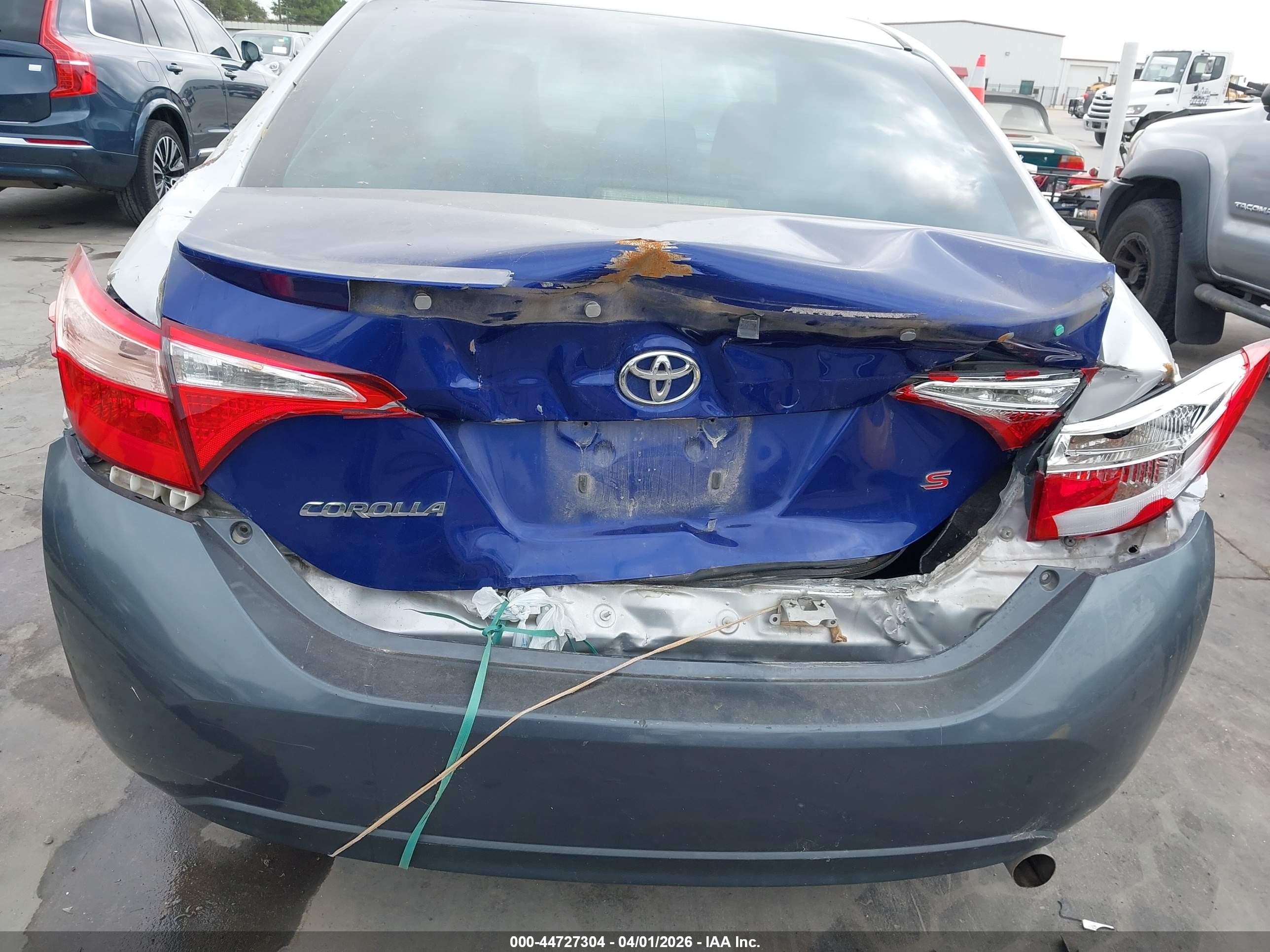 2014 Toyota Corolla Le Silver vin: 2T1BURHE6EC064817