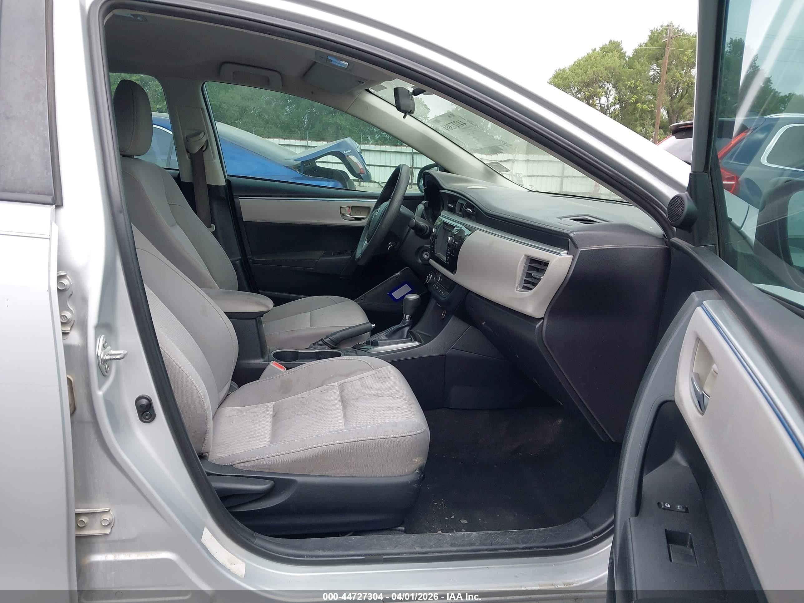 2014 Toyota Corolla Le Silver vin: 2T1BURHE6EC064817
