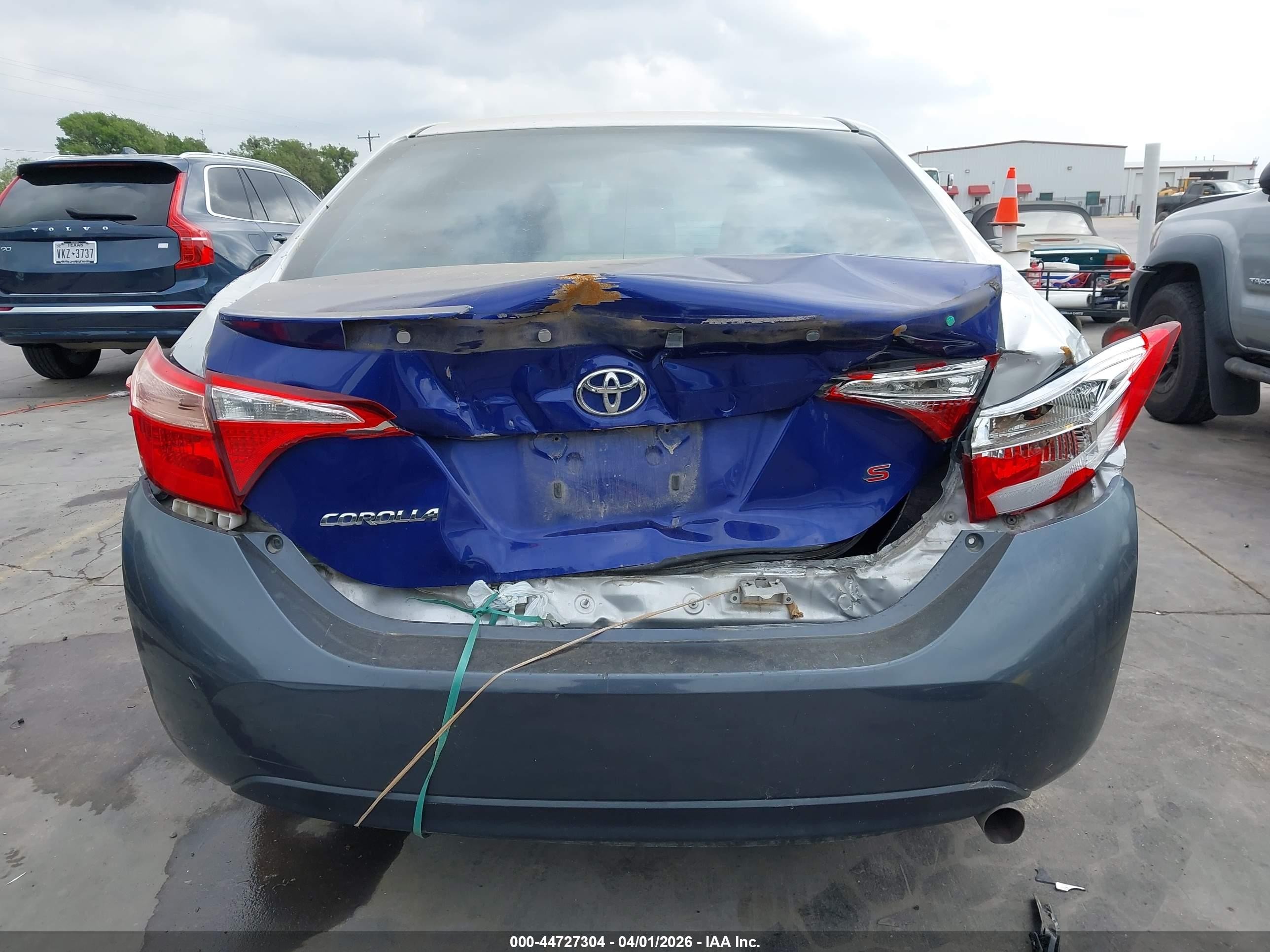 2014 Toyota Corolla Le Silver vin: 2T1BURHE6EC064817