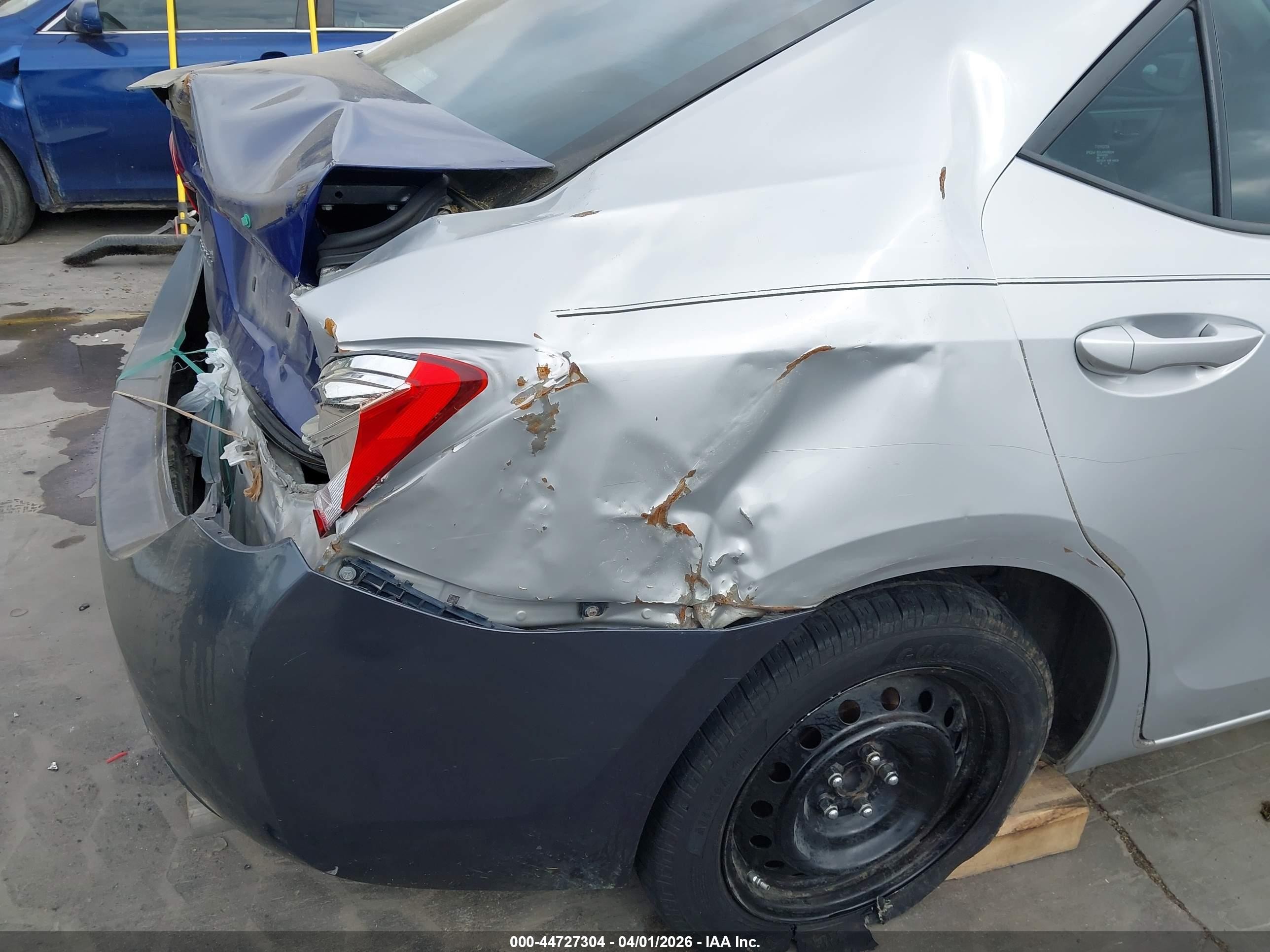 2014 Toyota Corolla Le Silver vin: 2T1BURHE6EC064817