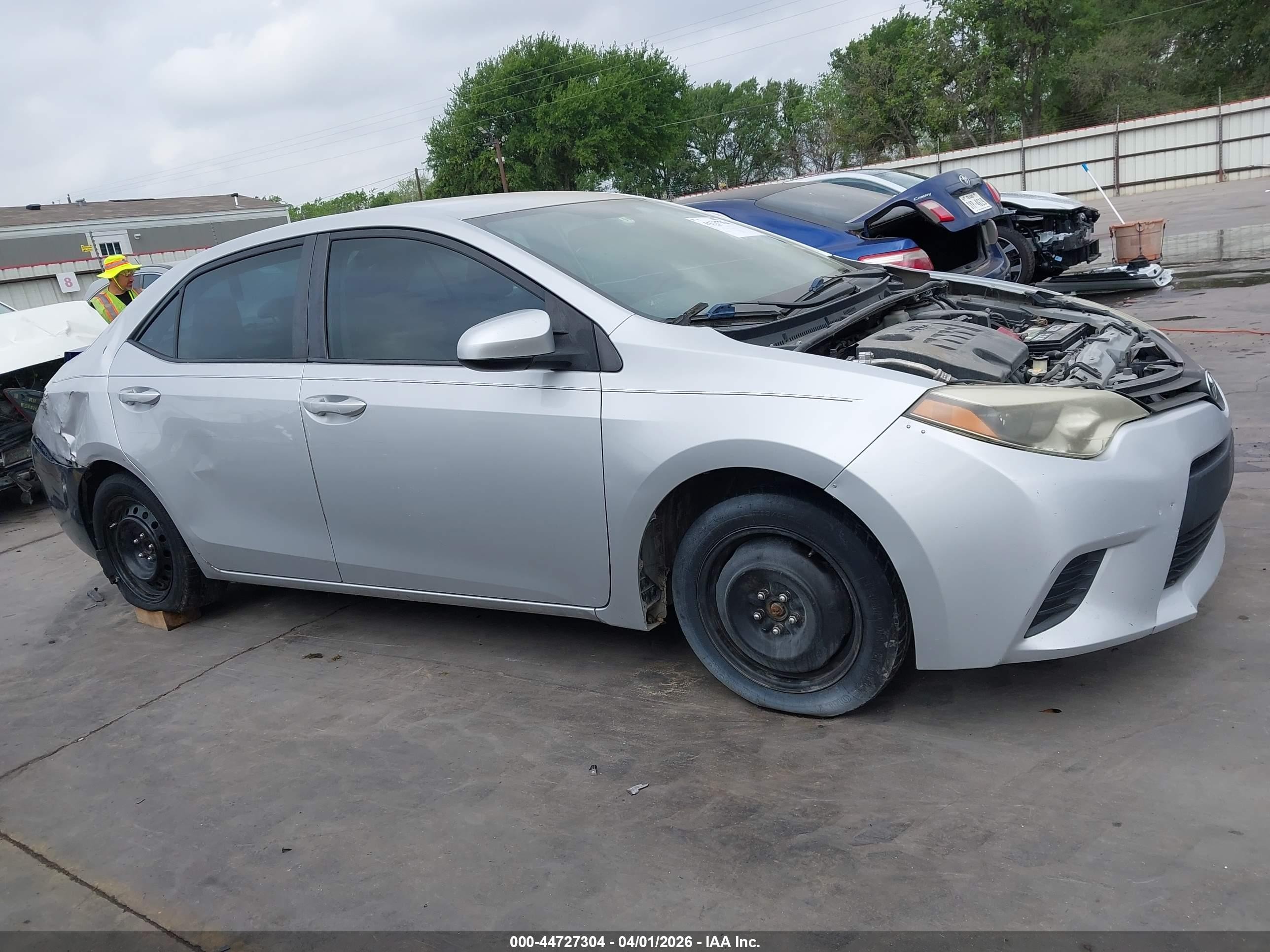 2014 Toyota Corolla Le Silver vin: 2T1BURHE6EC064817