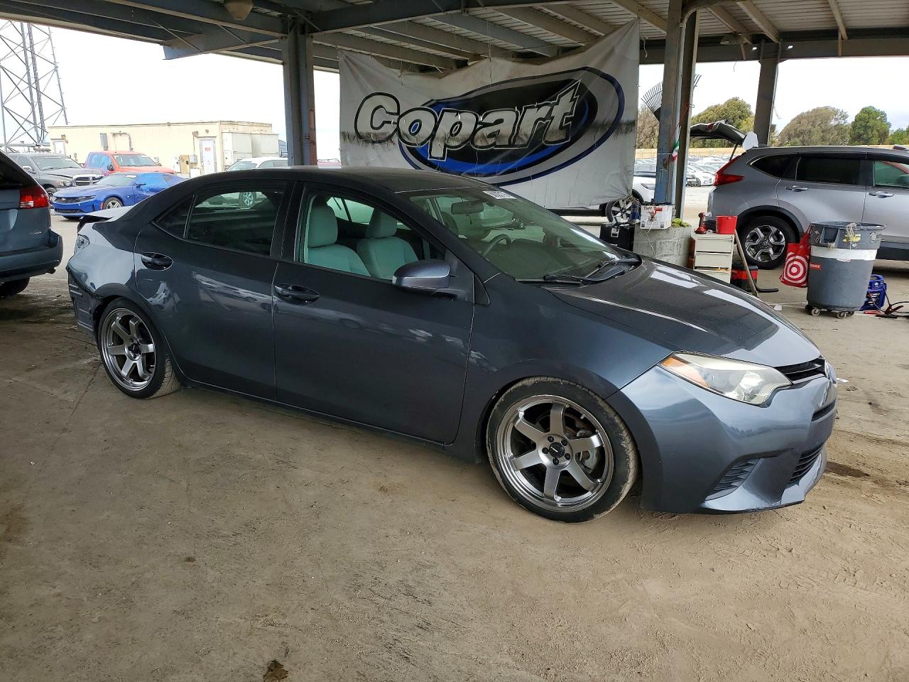 2014 Toyota Corolla Le Charcoal vin: 2T1BURHE6EC070701