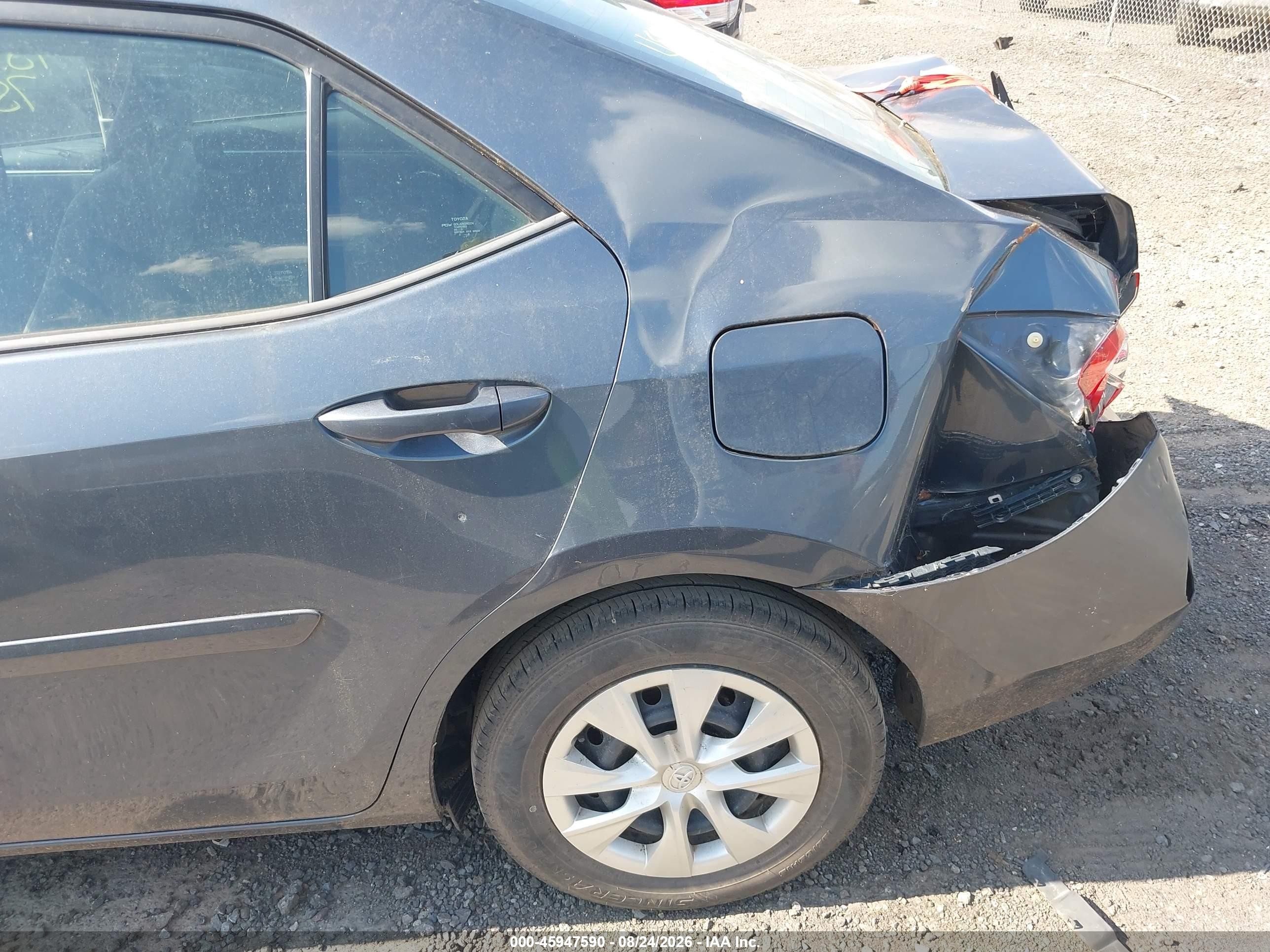 2014 Toyota Corolla L Blue vin: 2T1BURHE6EC076191