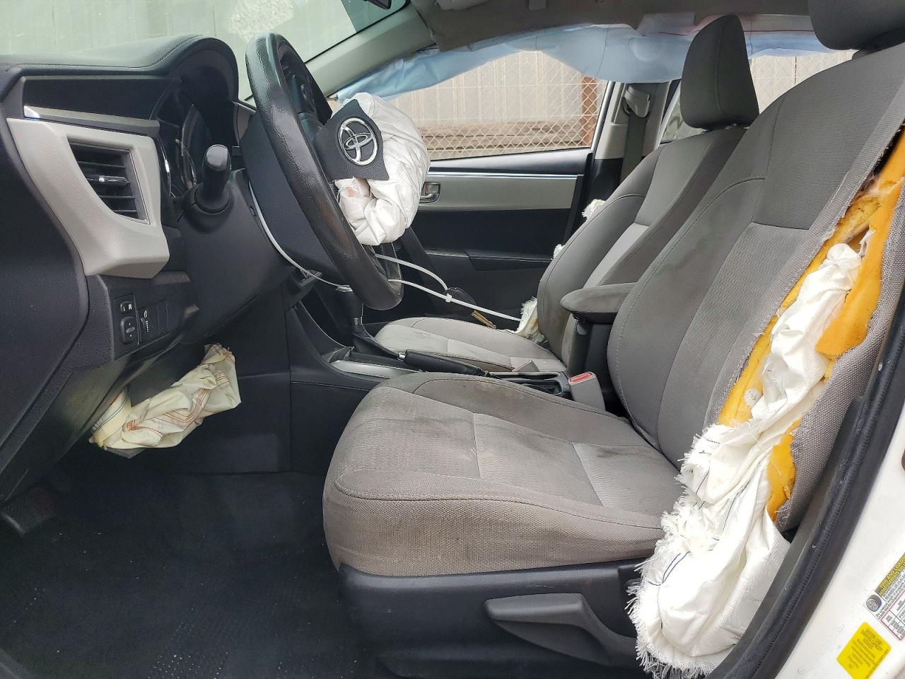 2014 Toyota Corolla Le White vin: 2T1BURHE6EC081407