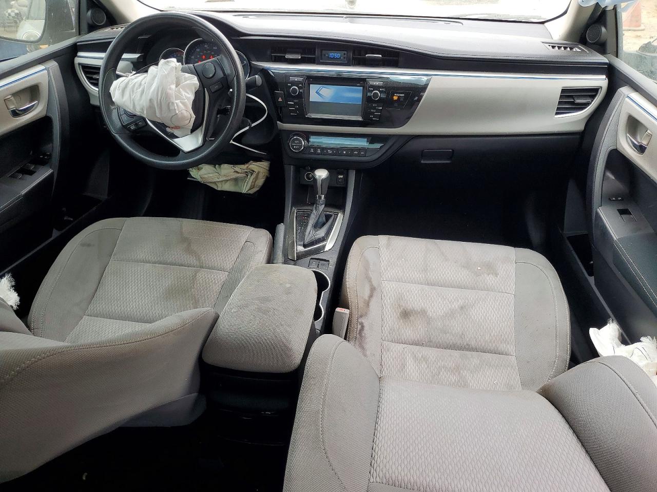 2014 Toyota Corolla Le White vin: 2T1BURHE6EC081407