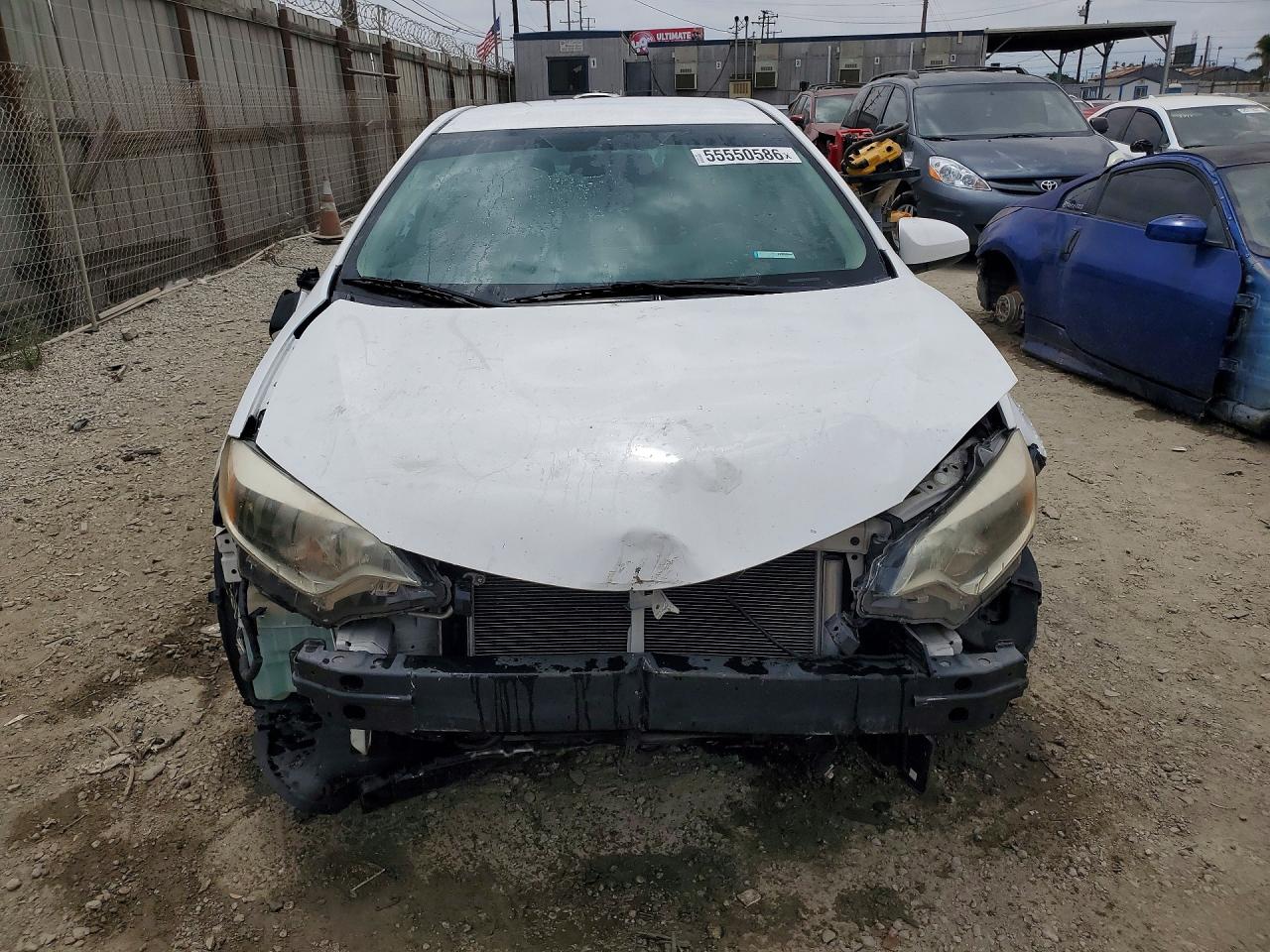 2014 Toyota Corolla Le White vin: 2T1BURHE6EC081407