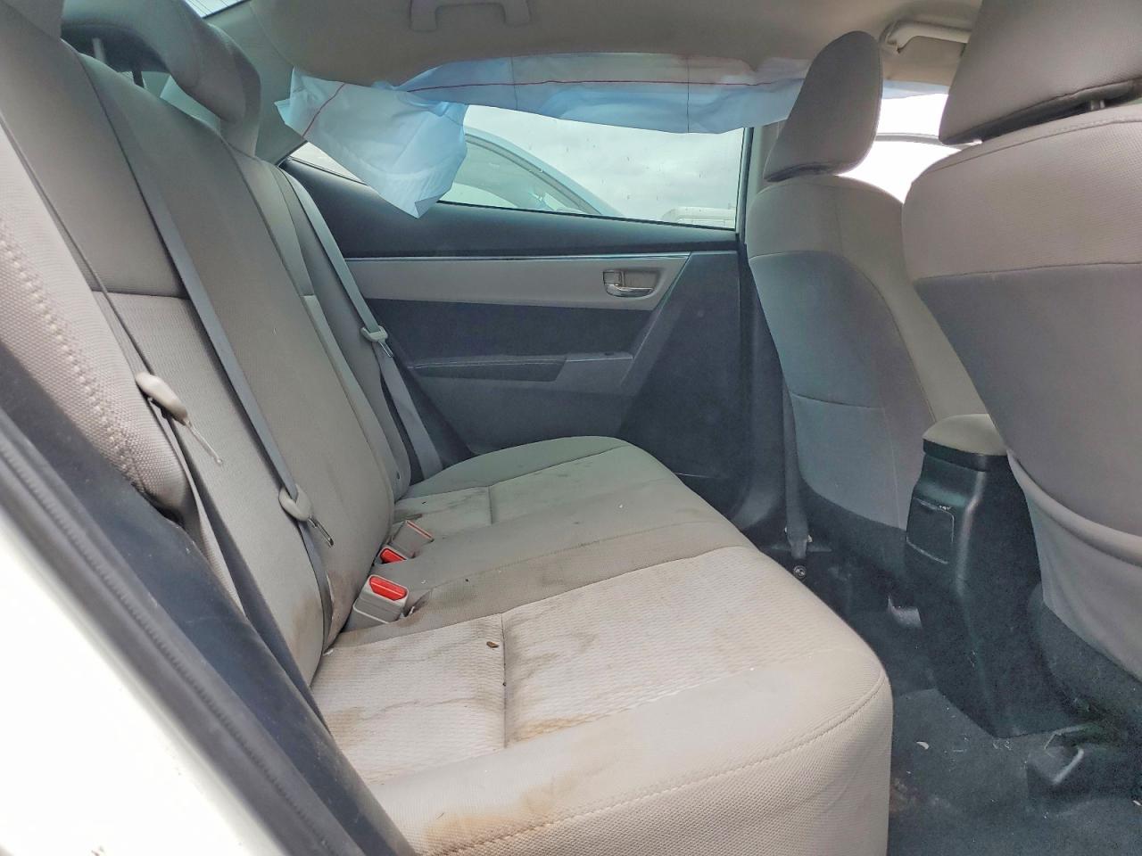2014 Toyota Corolla Le White vin: 2T1BURHE6EC081407