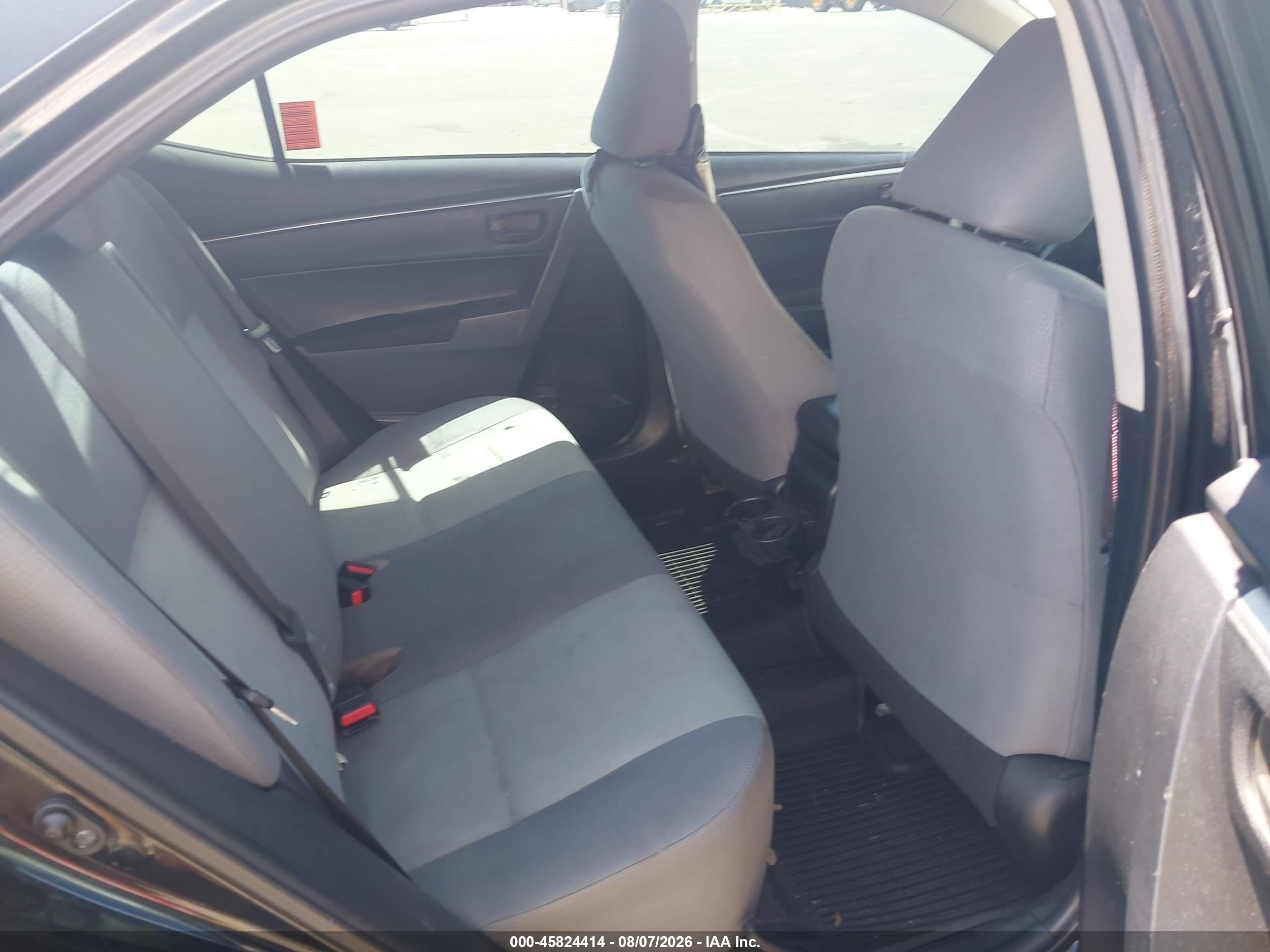 2014 Toyota Corolla L Черный vin: 2T1BURHE6EC085781