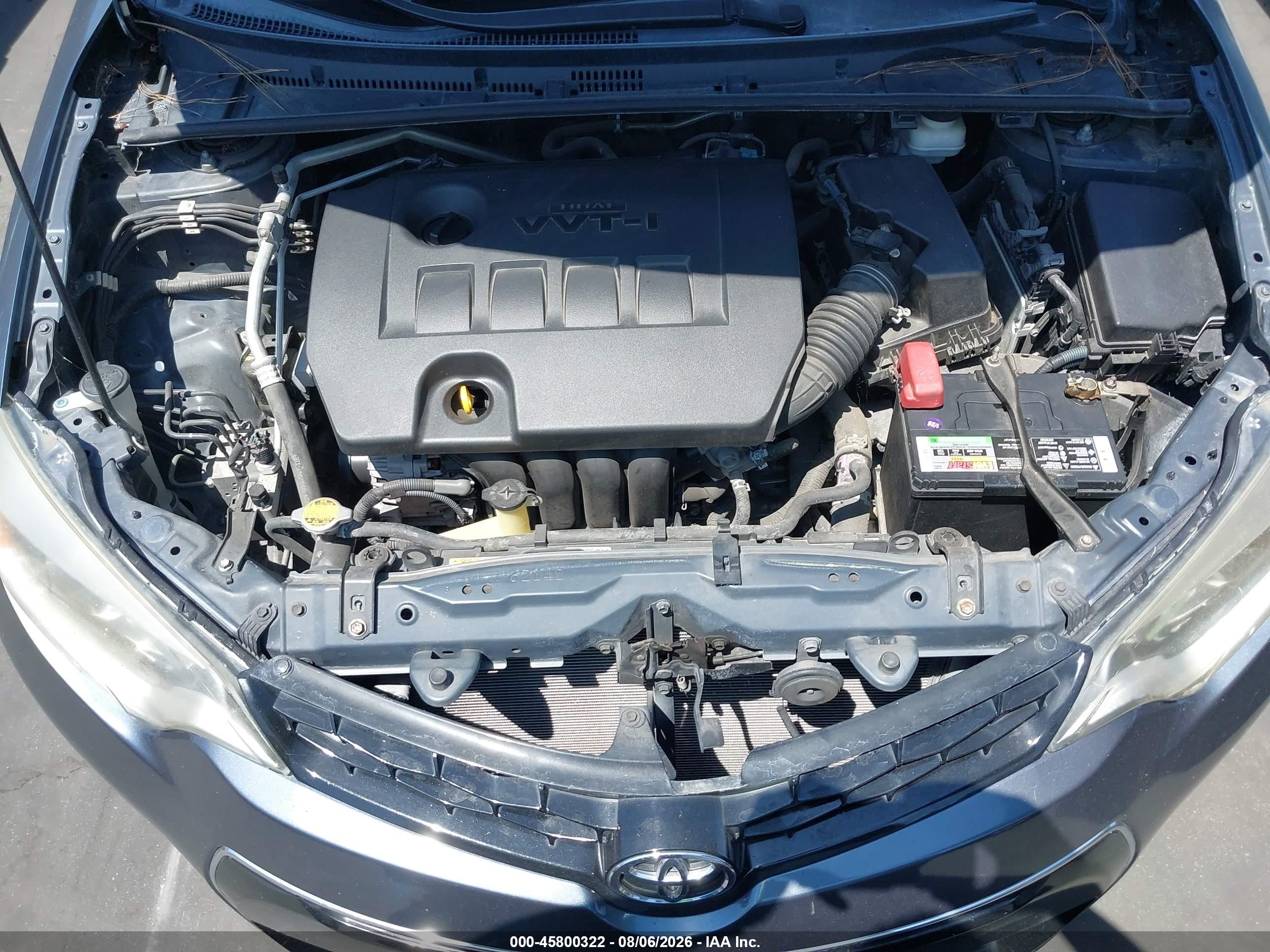 2014 Toyota Corolla S Plus Gray vin: 2T1BURHE6EC086638