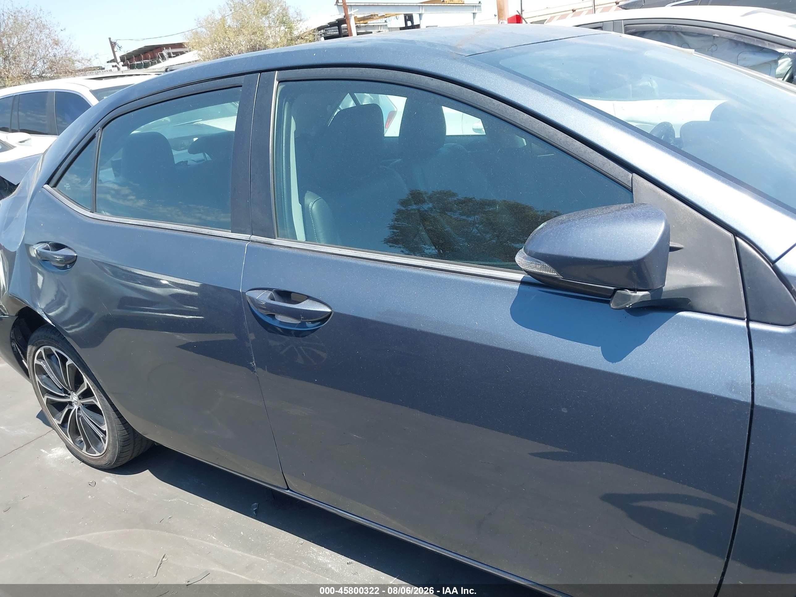 2014 Toyota Corolla S Plus Gray vin: 2T1BURHE6EC086638