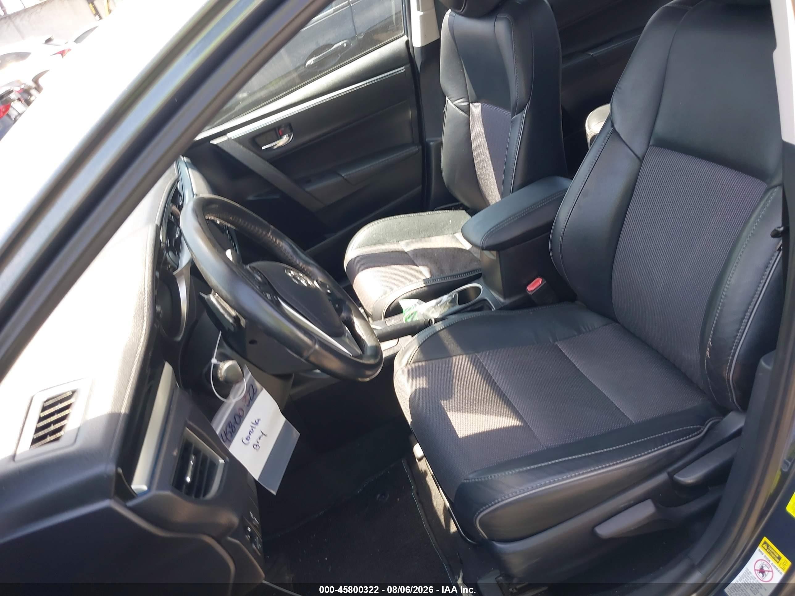 2014 Toyota Corolla S Plus Gray vin: 2T1BURHE6EC086638