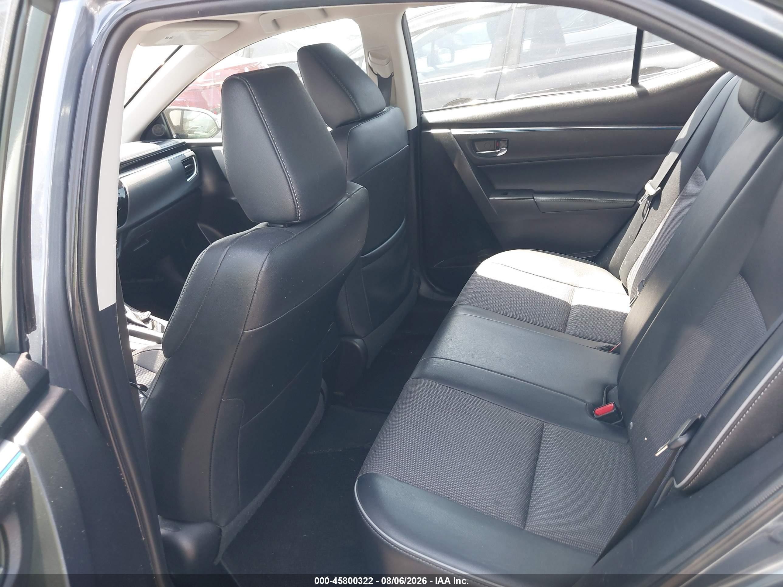 2014 Toyota Corolla S Plus Gray vin: 2T1BURHE6EC086638