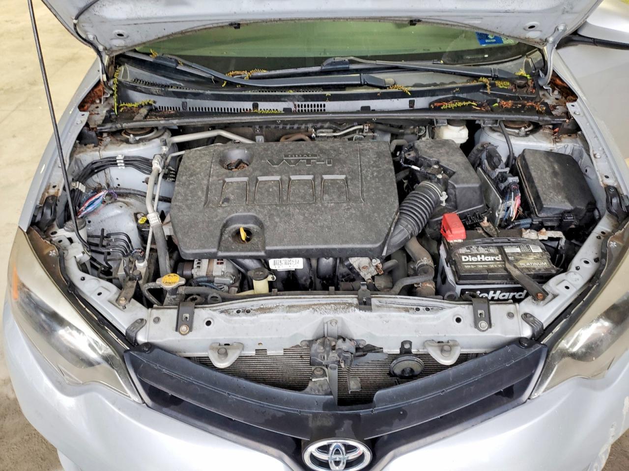 2014 Toyota Corolla Le Silver vin: 2T1BURHE6EC088891