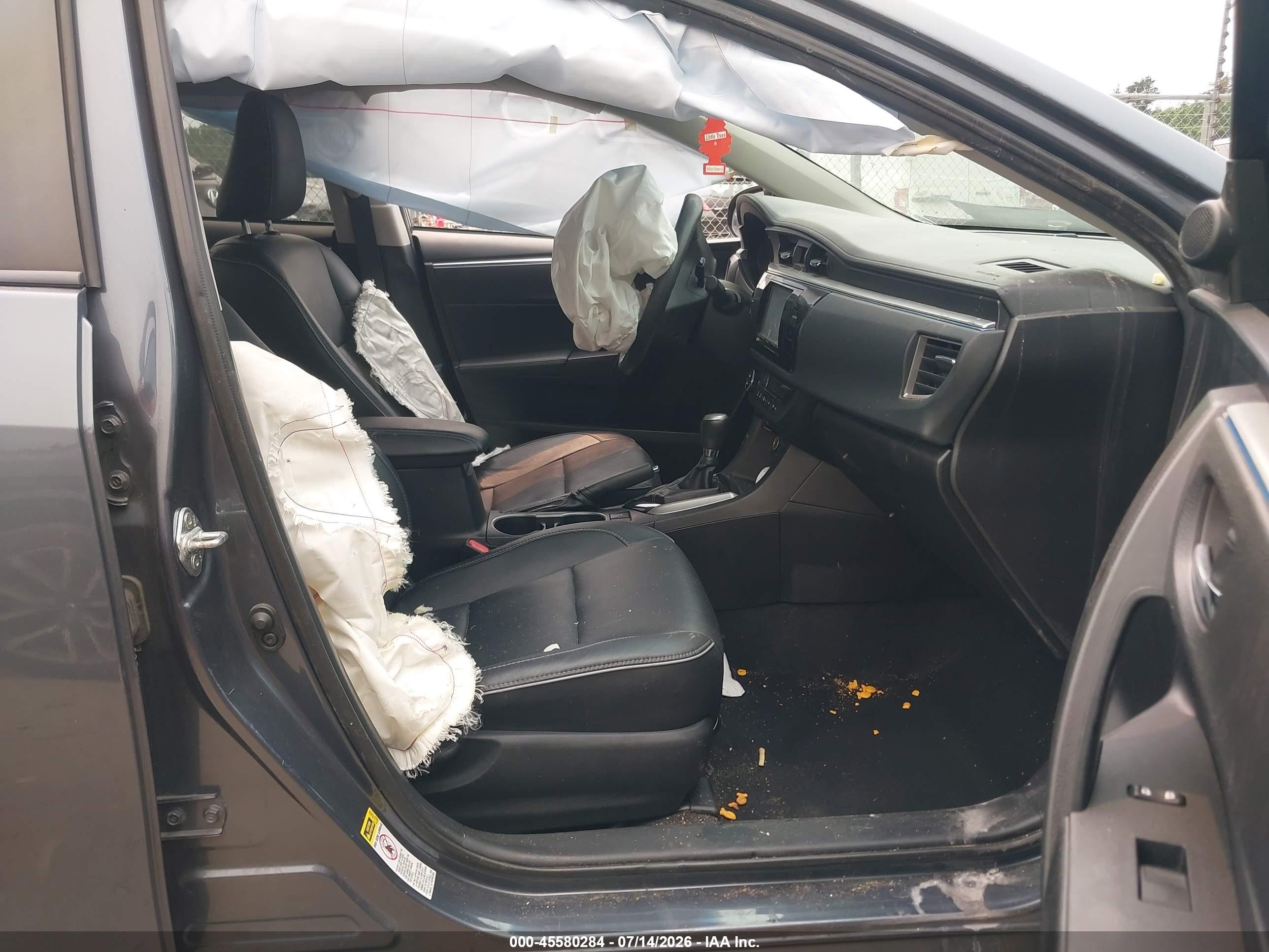 2014 Toyota Corolla Le Premium Gray vin: 2T1BURHE6EC095484