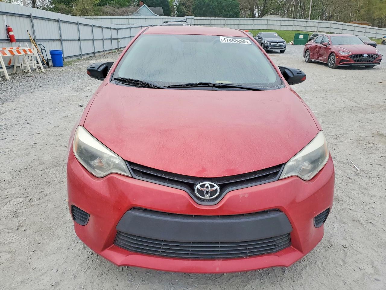 2014 Toyota Corolla Le Red vin: 2T1BURHE6EC102840