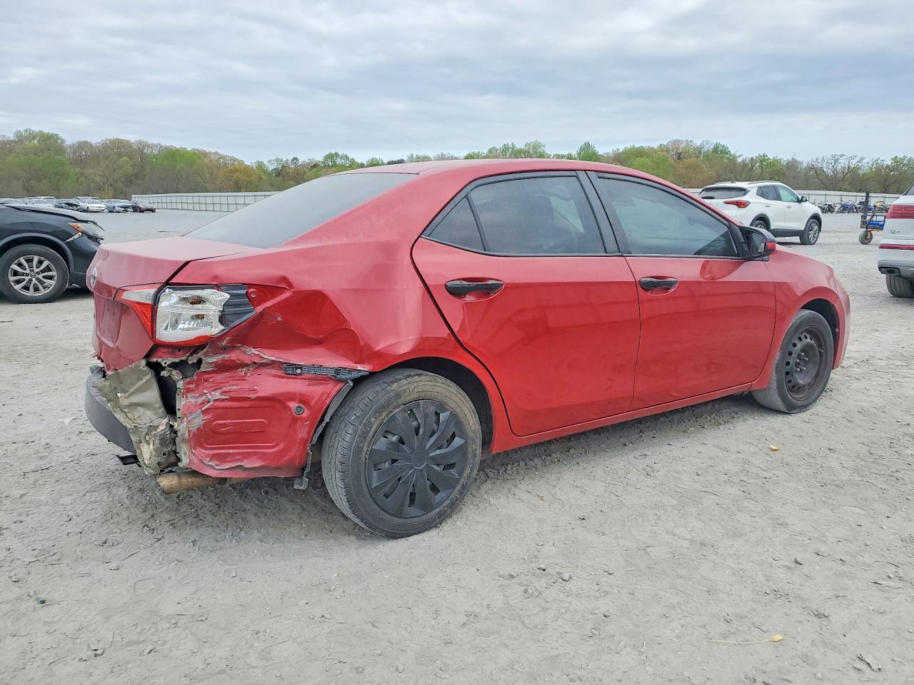 2014 Toyota Corolla Le Red vin: 2T1BURHE6EC102840