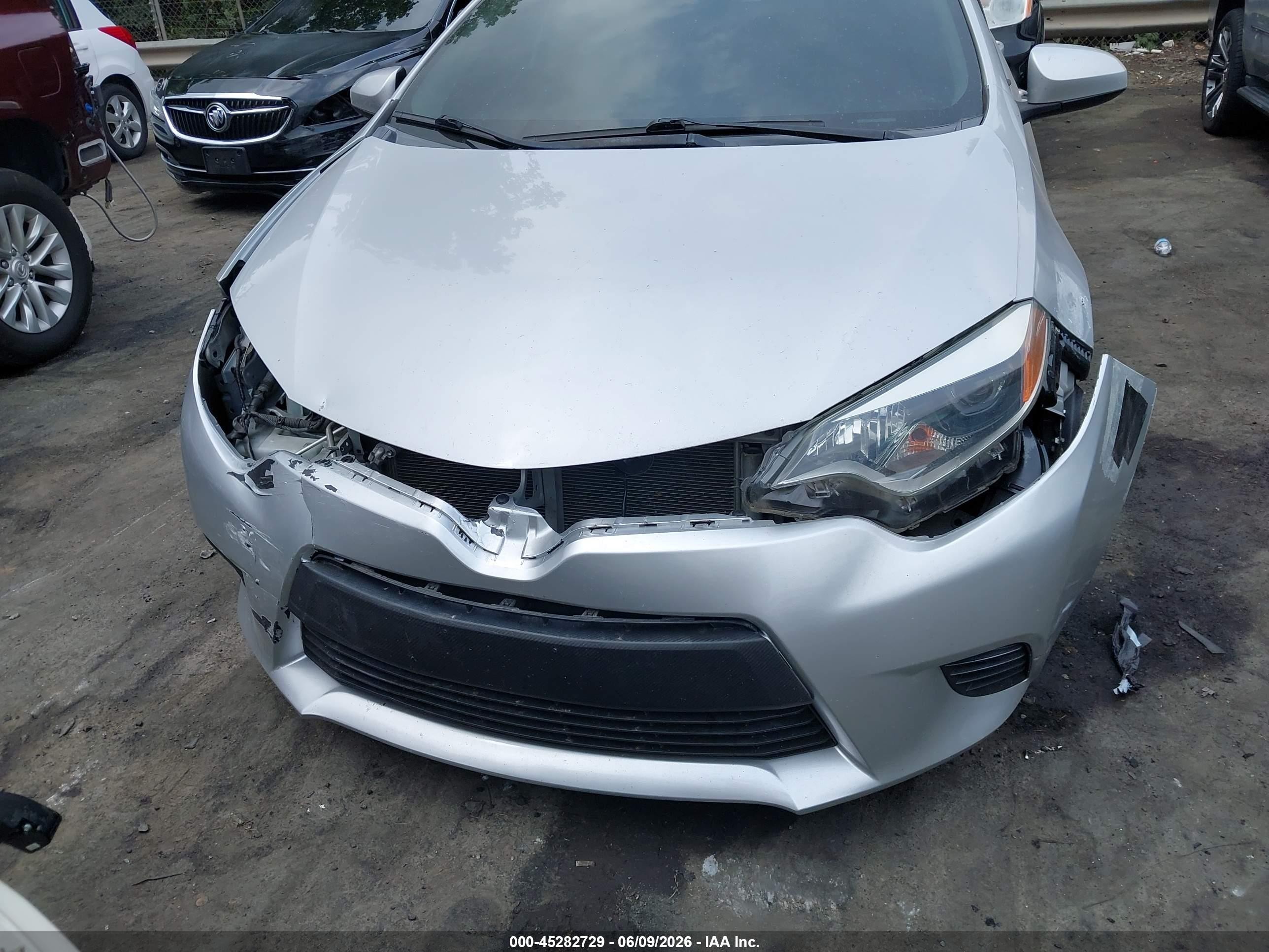 2014 Toyota Corolla Le Silver vin: 2T1BURHE6EC107519