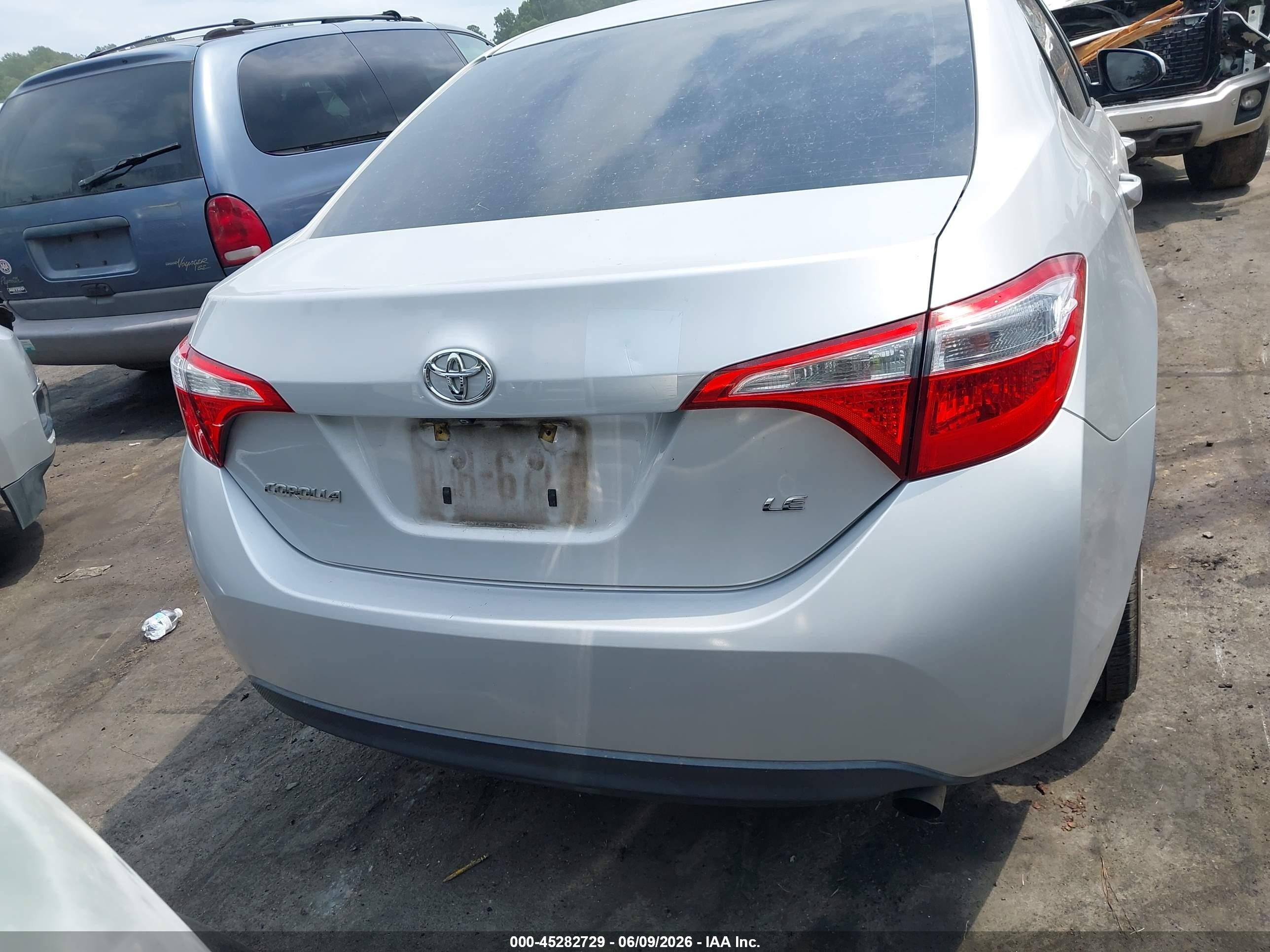 2014 Toyota Corolla Le Silver vin: 2T1BURHE6EC107519
