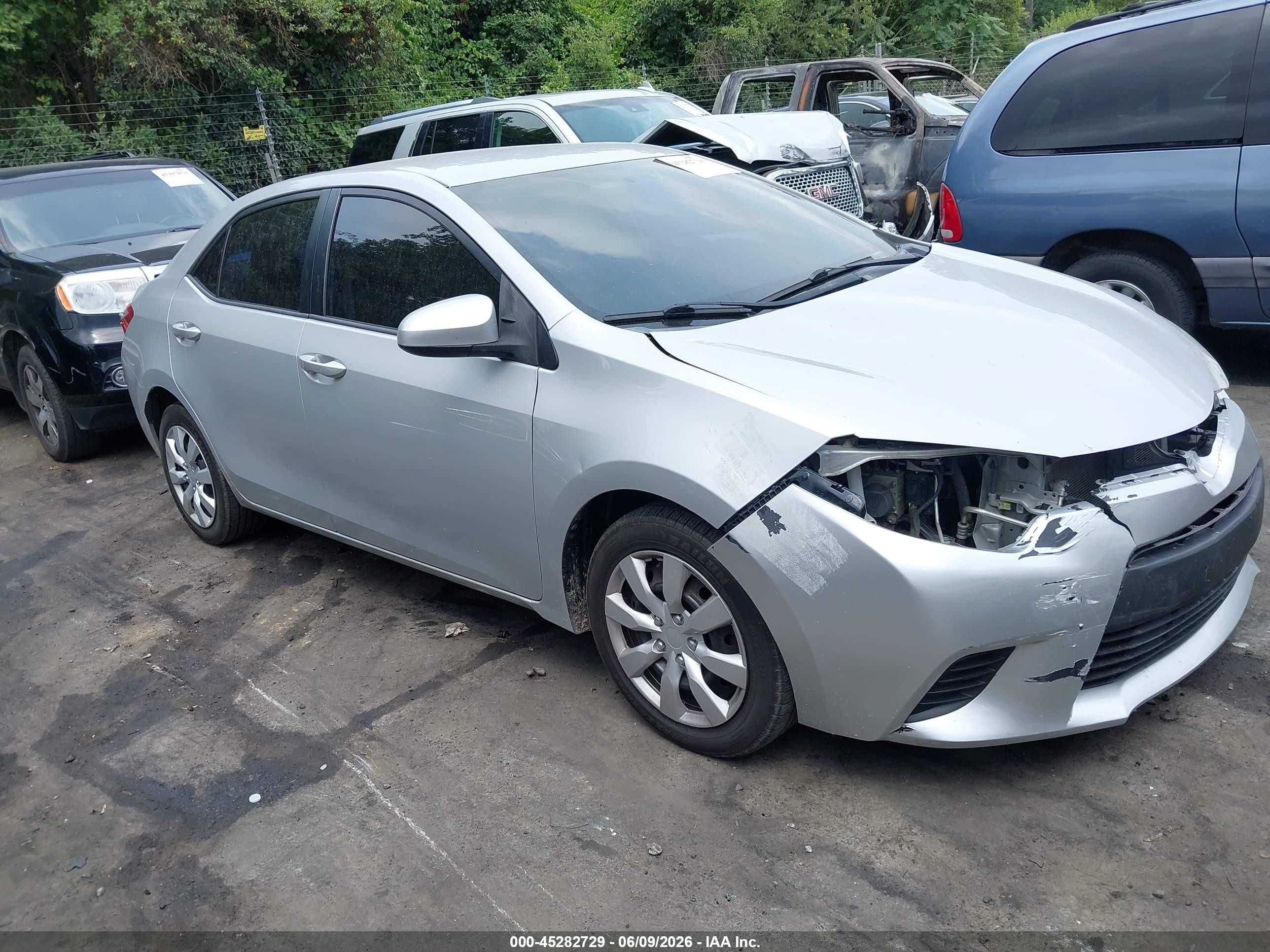 2014 Toyota Corolla Le Silver vin: 2T1BURHE6EC107519