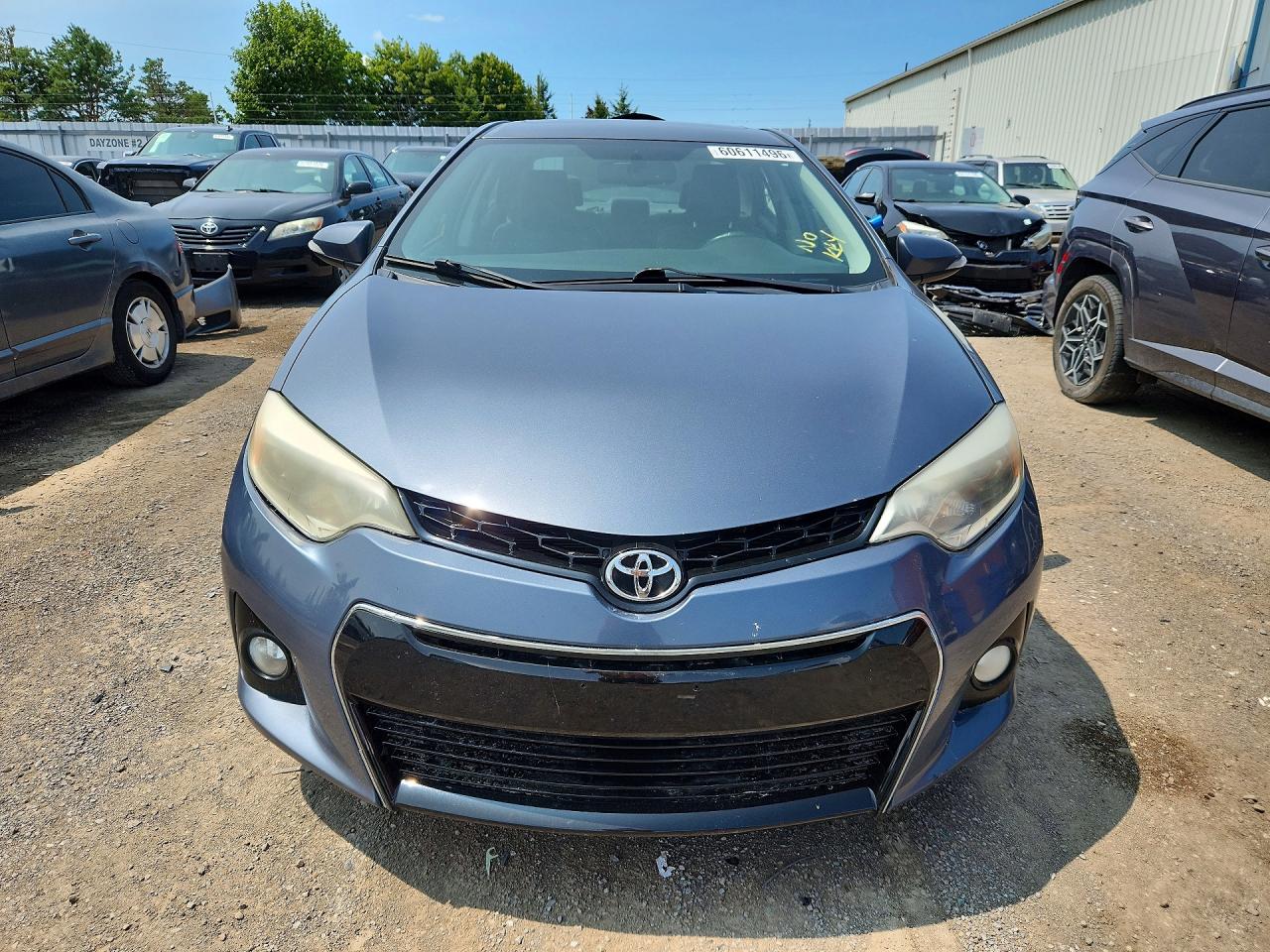 2014 Toyota Corolla L Gray vin: 2T1BURHE6EC108248