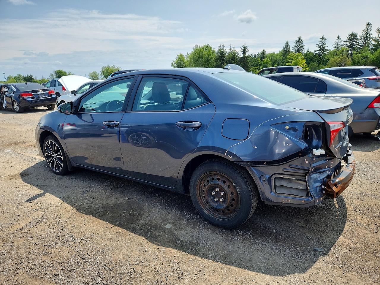 2014 Toyota Corolla L Gray vin: 2T1BURHE6EC108248
