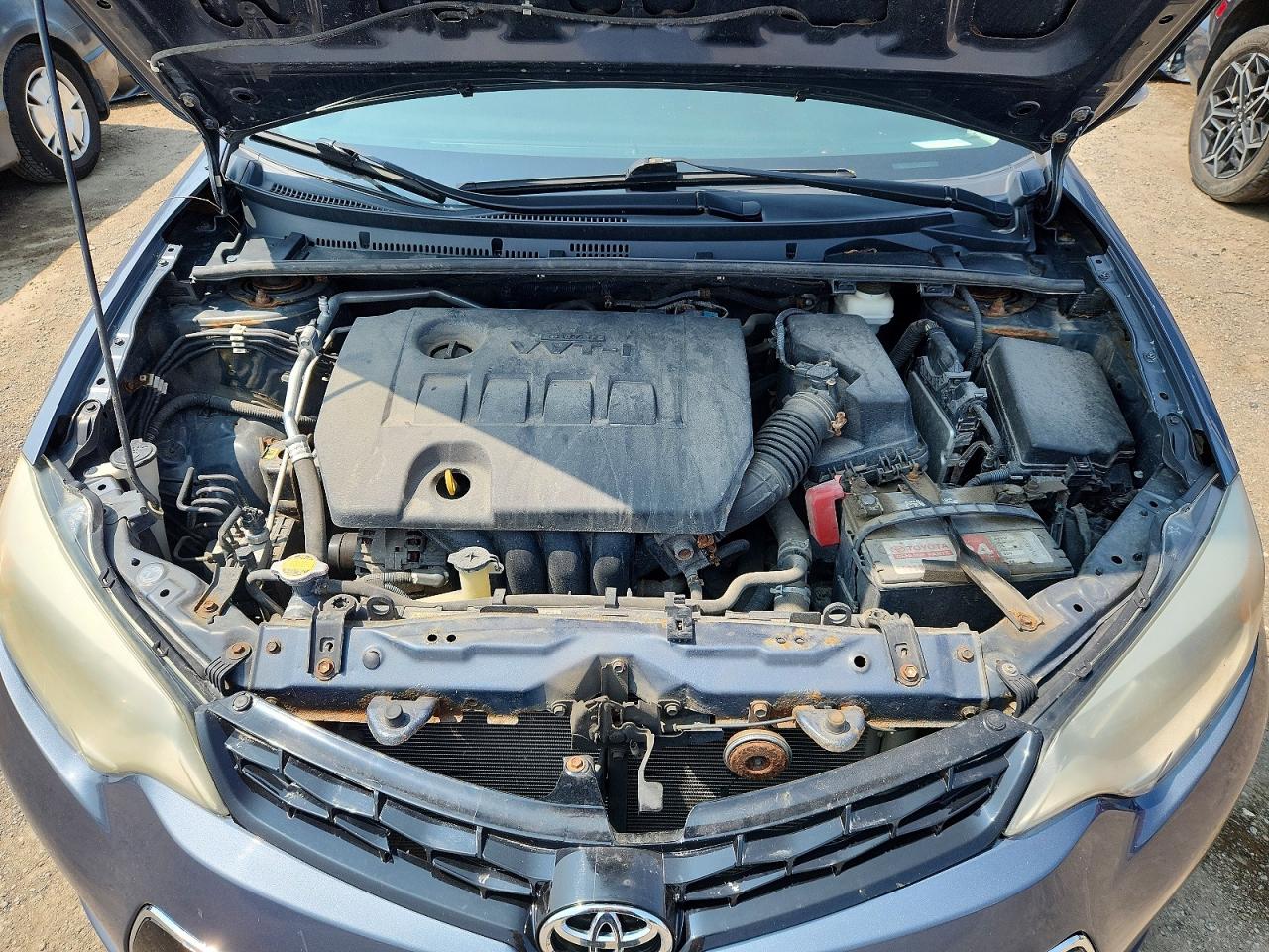 2014 Toyota Corolla L Gray vin: 2T1BURHE6EC108248
