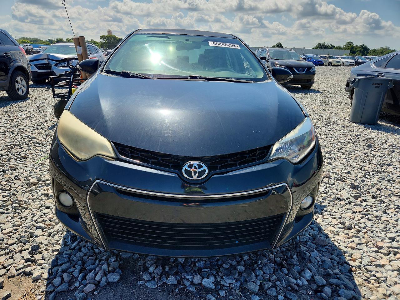 2014 Toyota Corolla S Plus Black vin: 2T1BURHE6EC122747