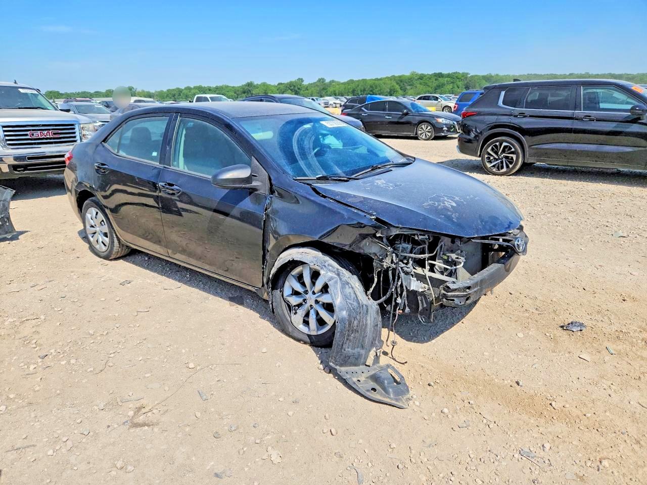2014 Toyota Corolla Le Black vin: 2T1BURHE6EC123252