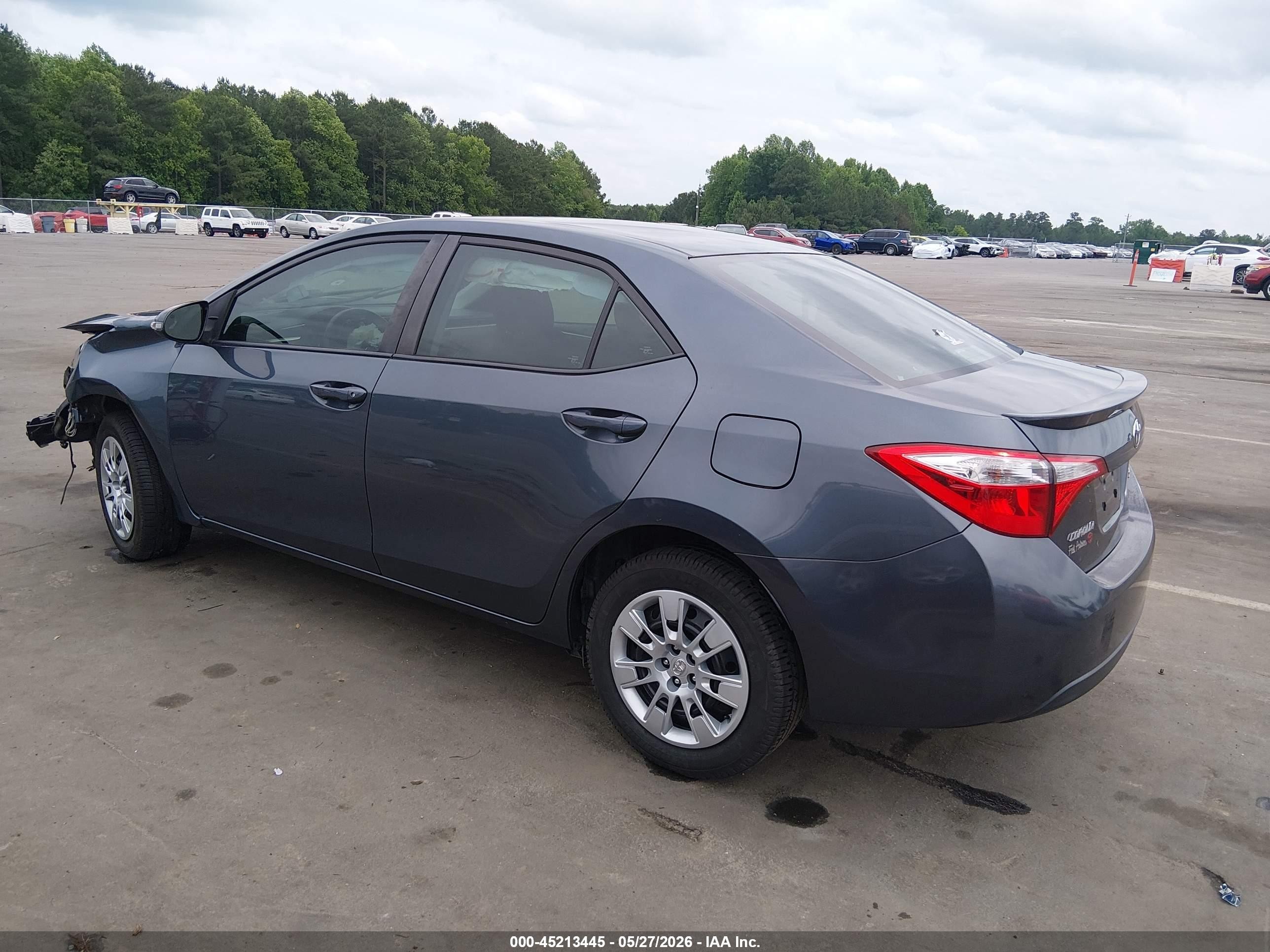 2014 Toyota Corolla S Blue vin: 2T1BURHE6EC125874
